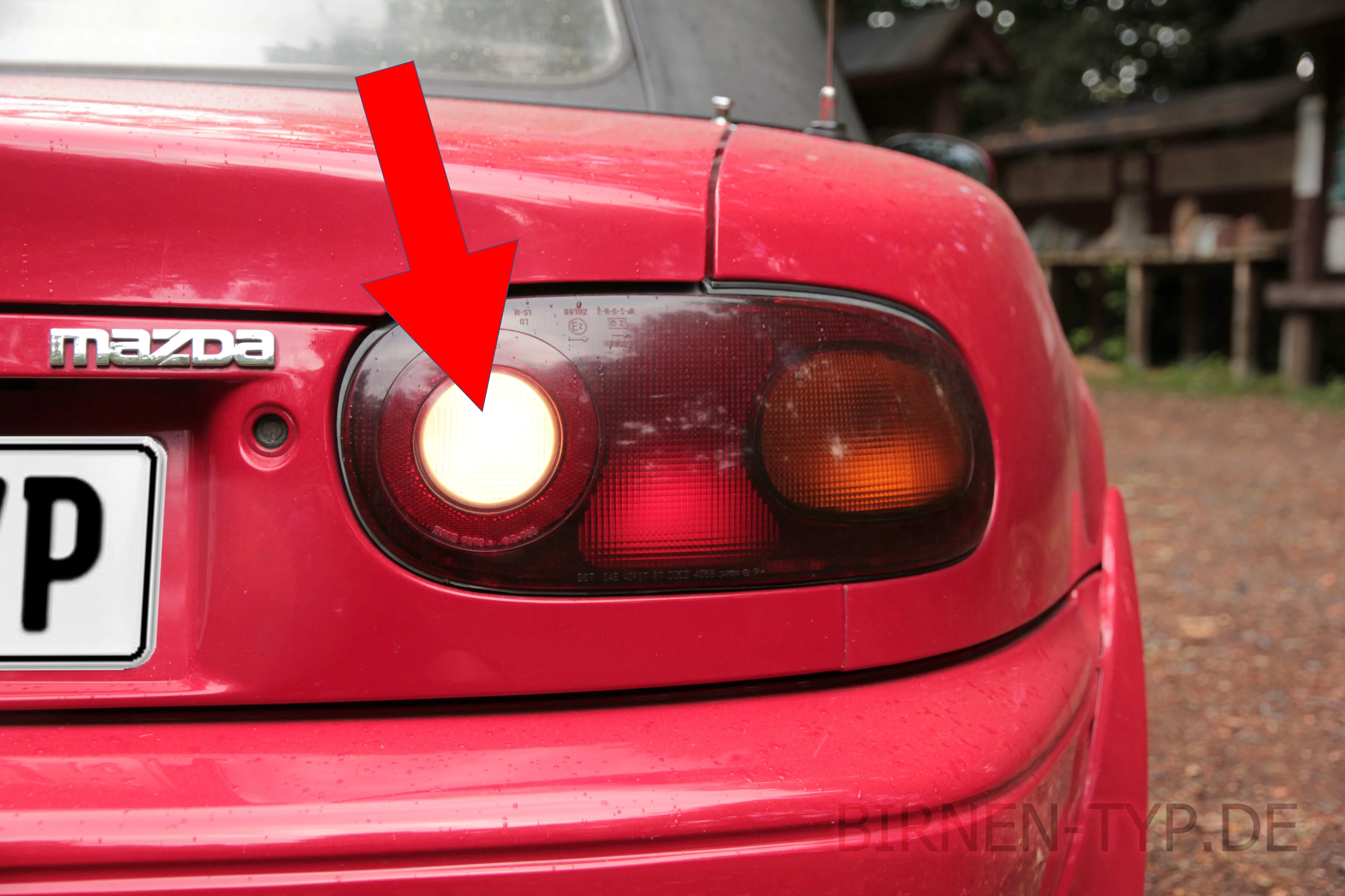 Rückfahrlicht des Mazda MX-5 / Miata