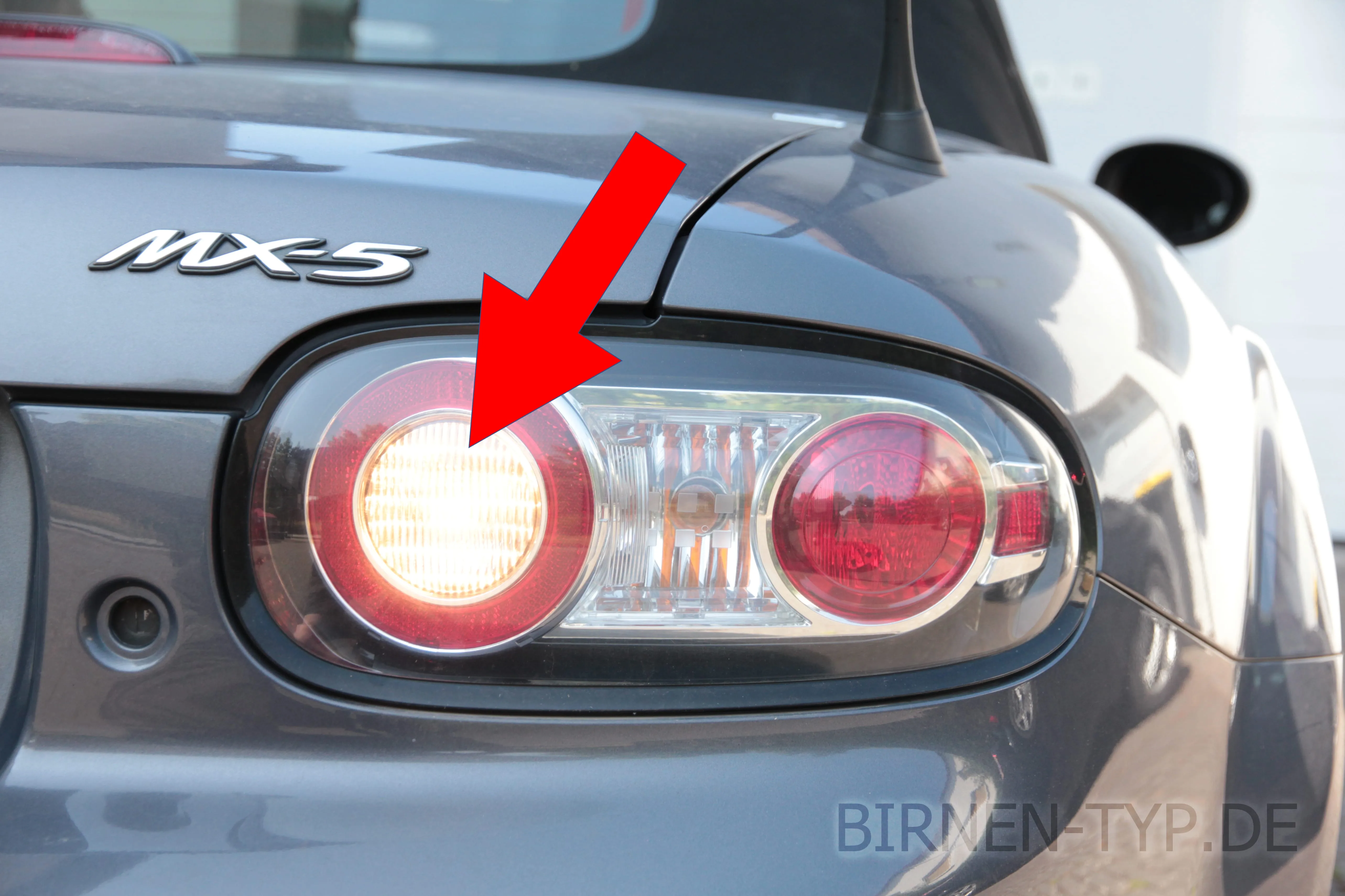 Rückfahrlicht des Mazda MX-5 / Miata