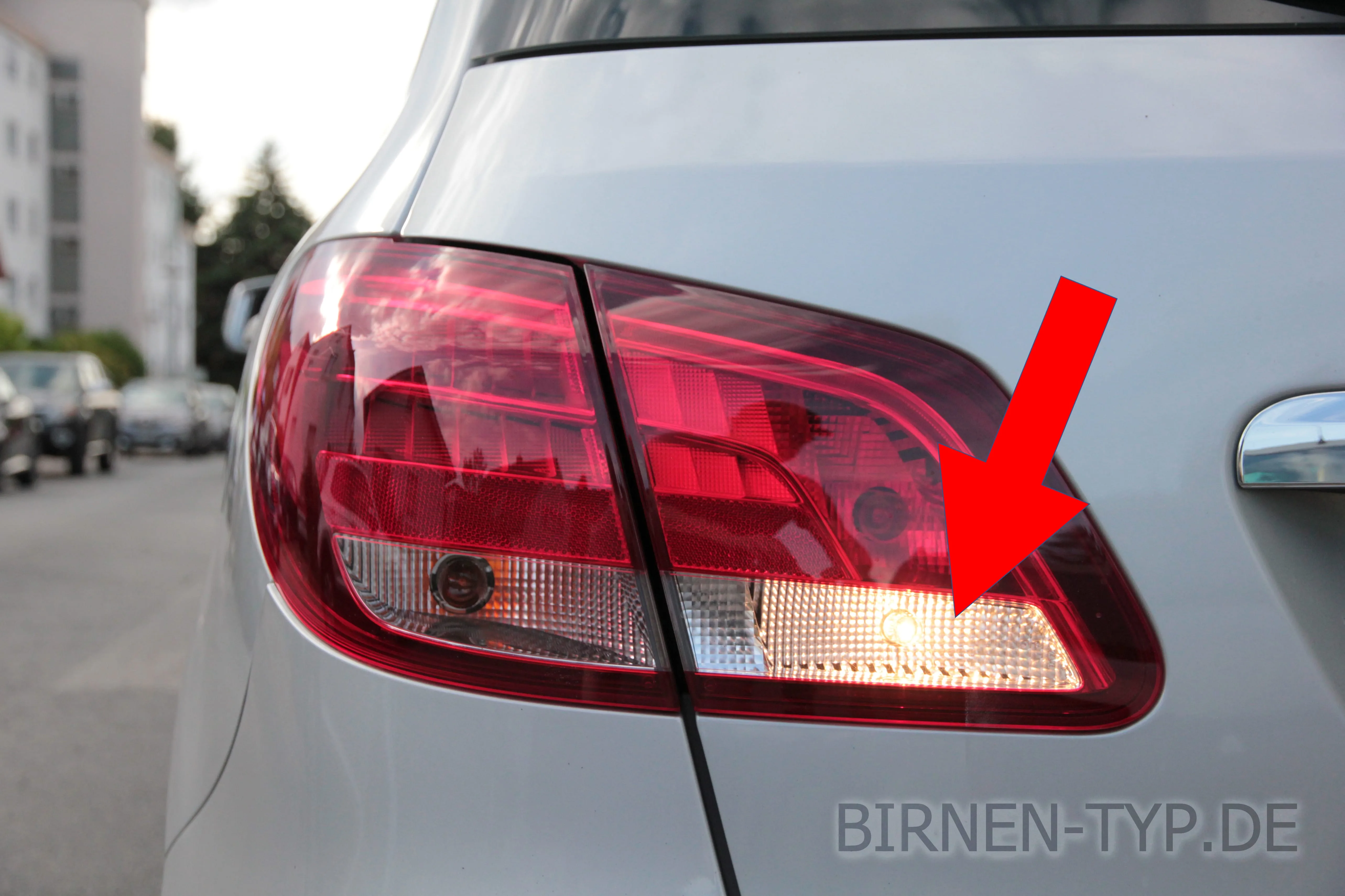 Rückfahrlicht des Mercedes-Benz B-Klasse