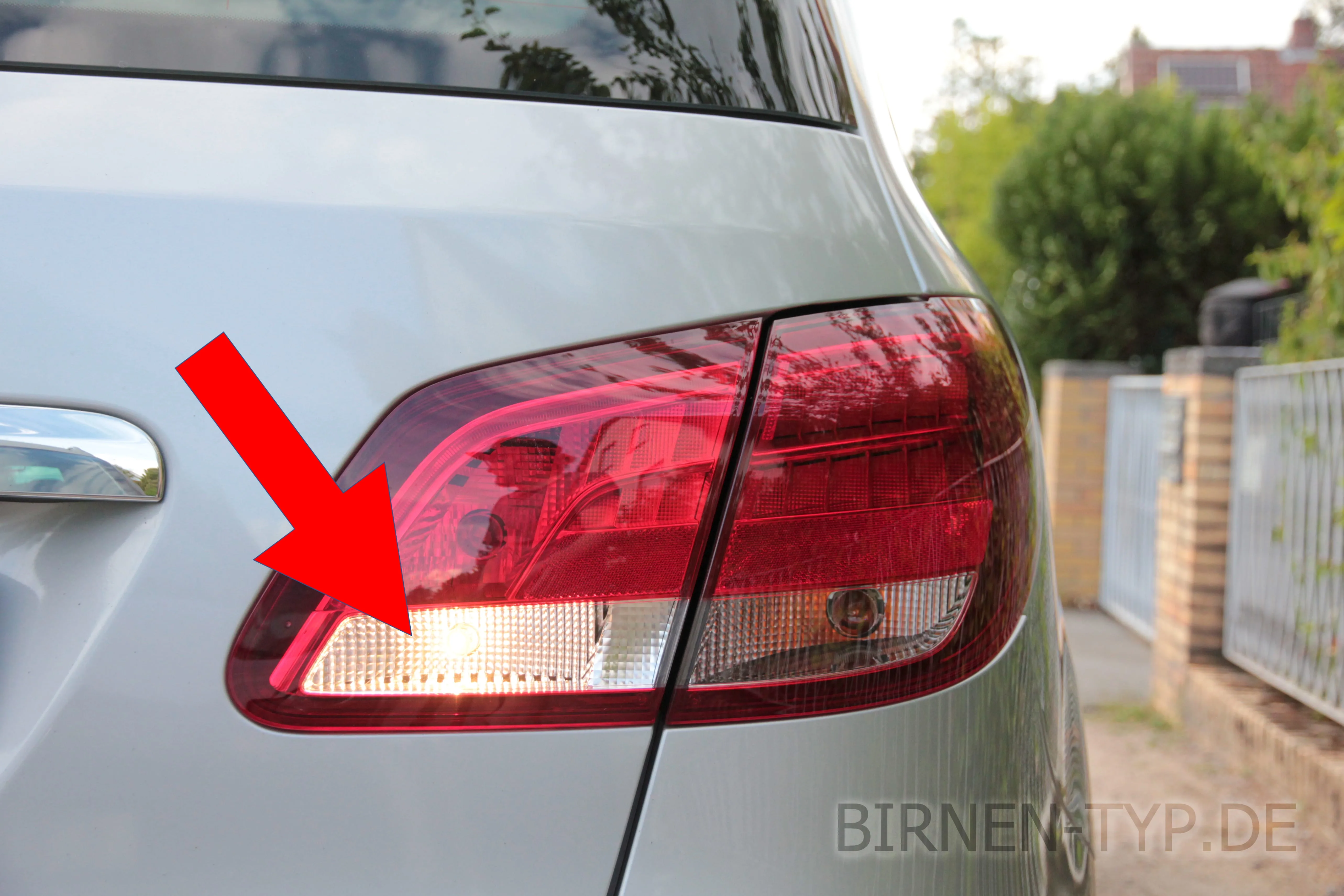 Rückfahrlicht des Mercedes-Benz B-Klasse