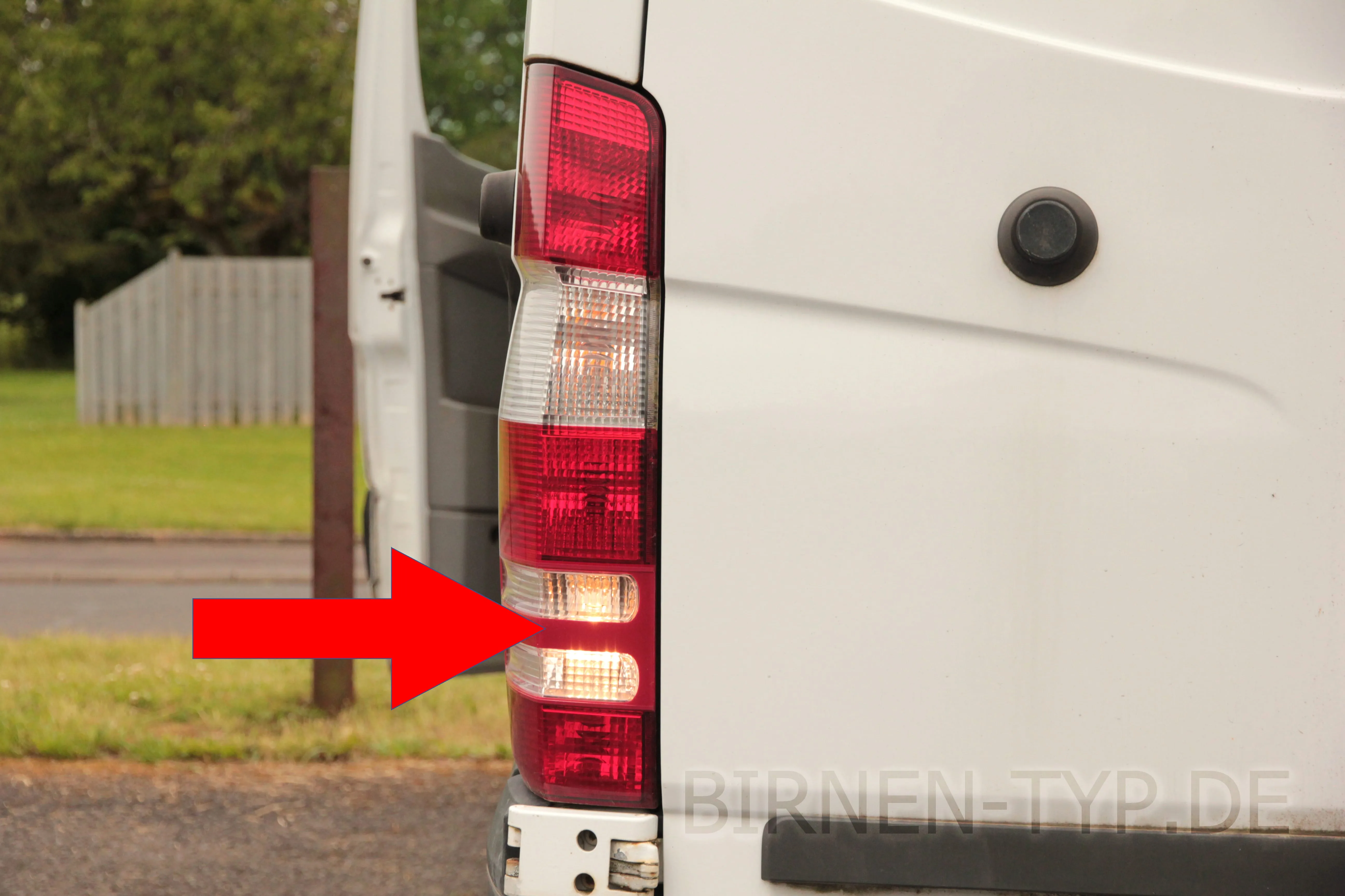 Rückfahrlicht des Mercedes-Benz Sprinter 2. Gen