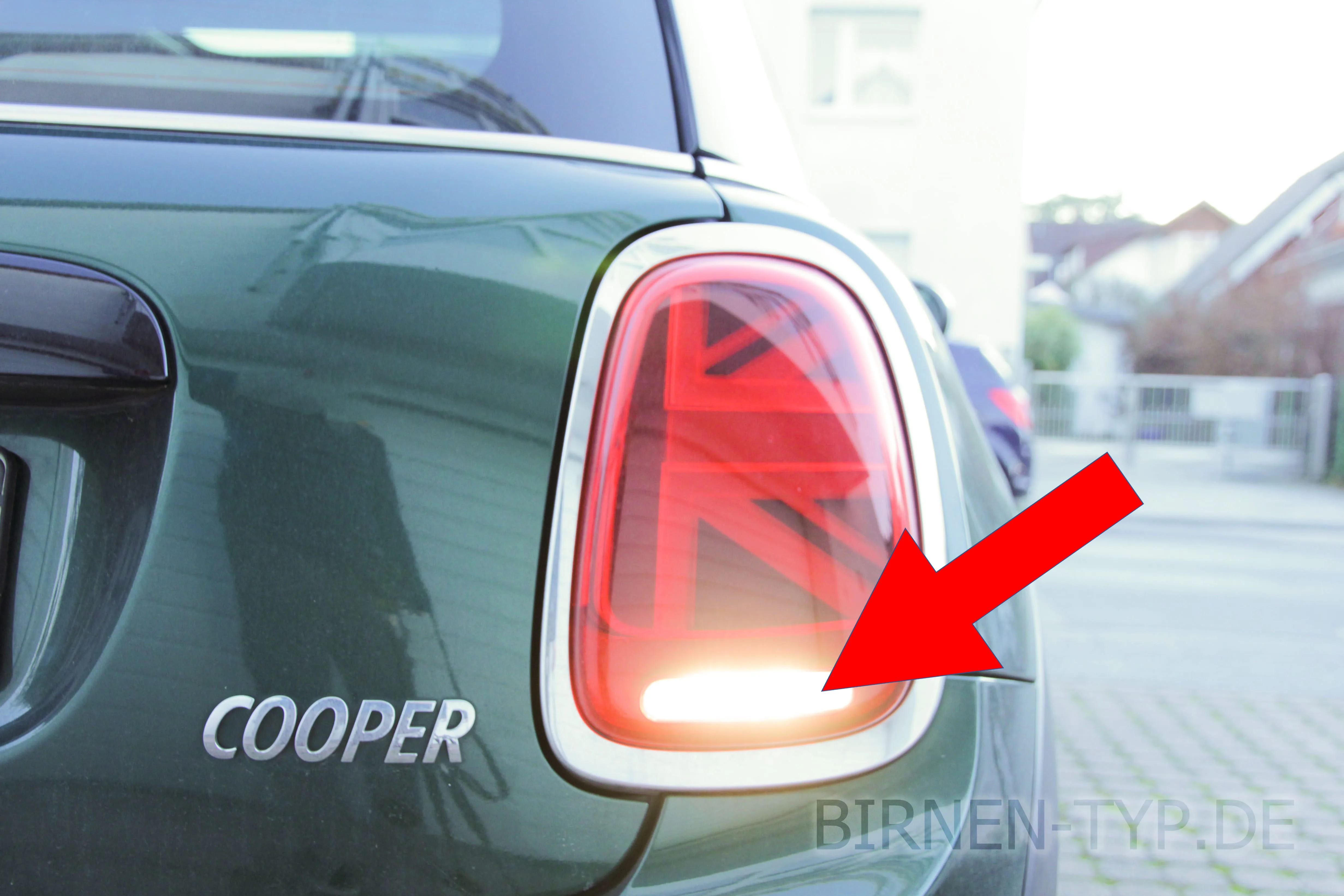 Rückfahrlicht des MINI