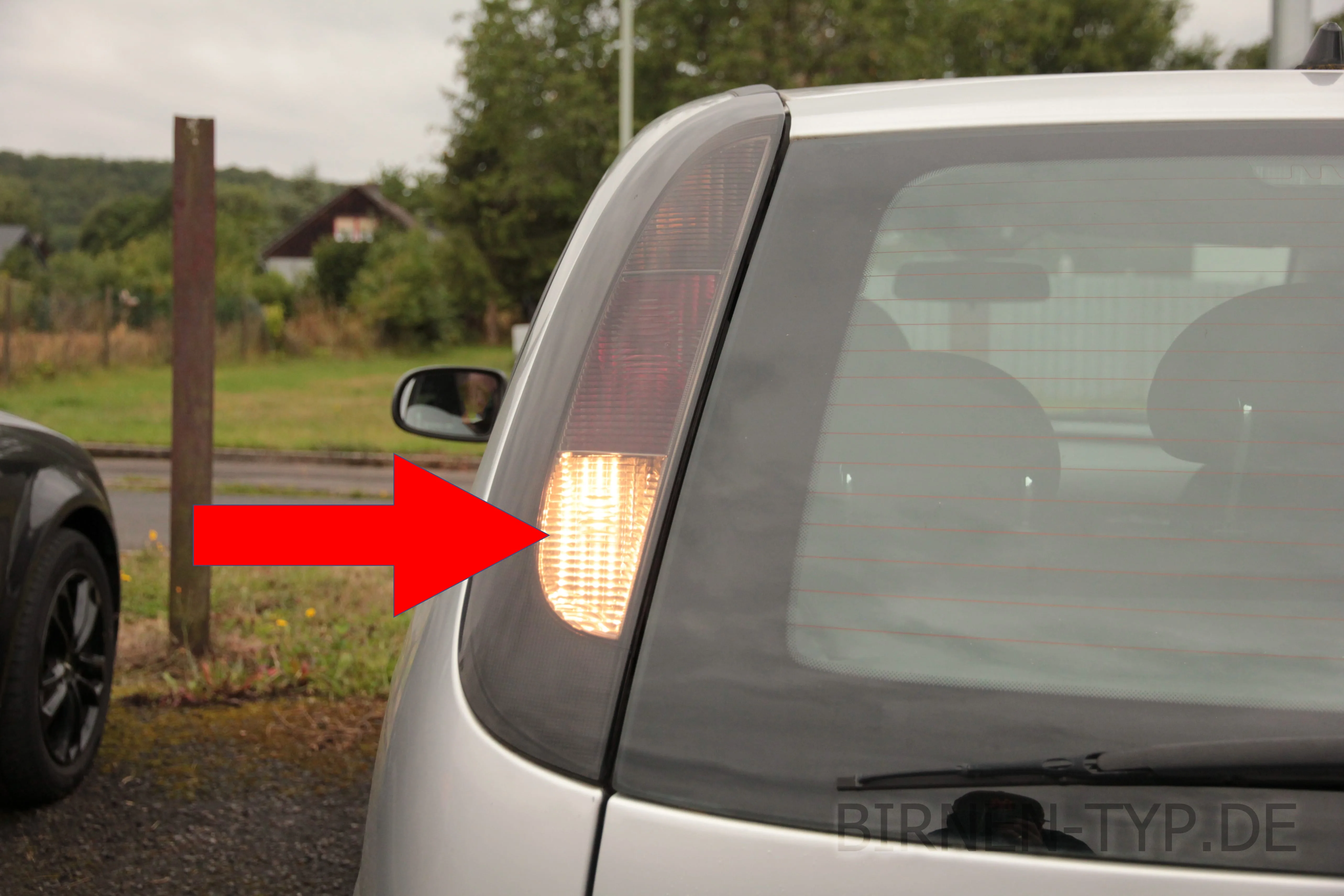 Rückfahrlicht des Opel Corsa C