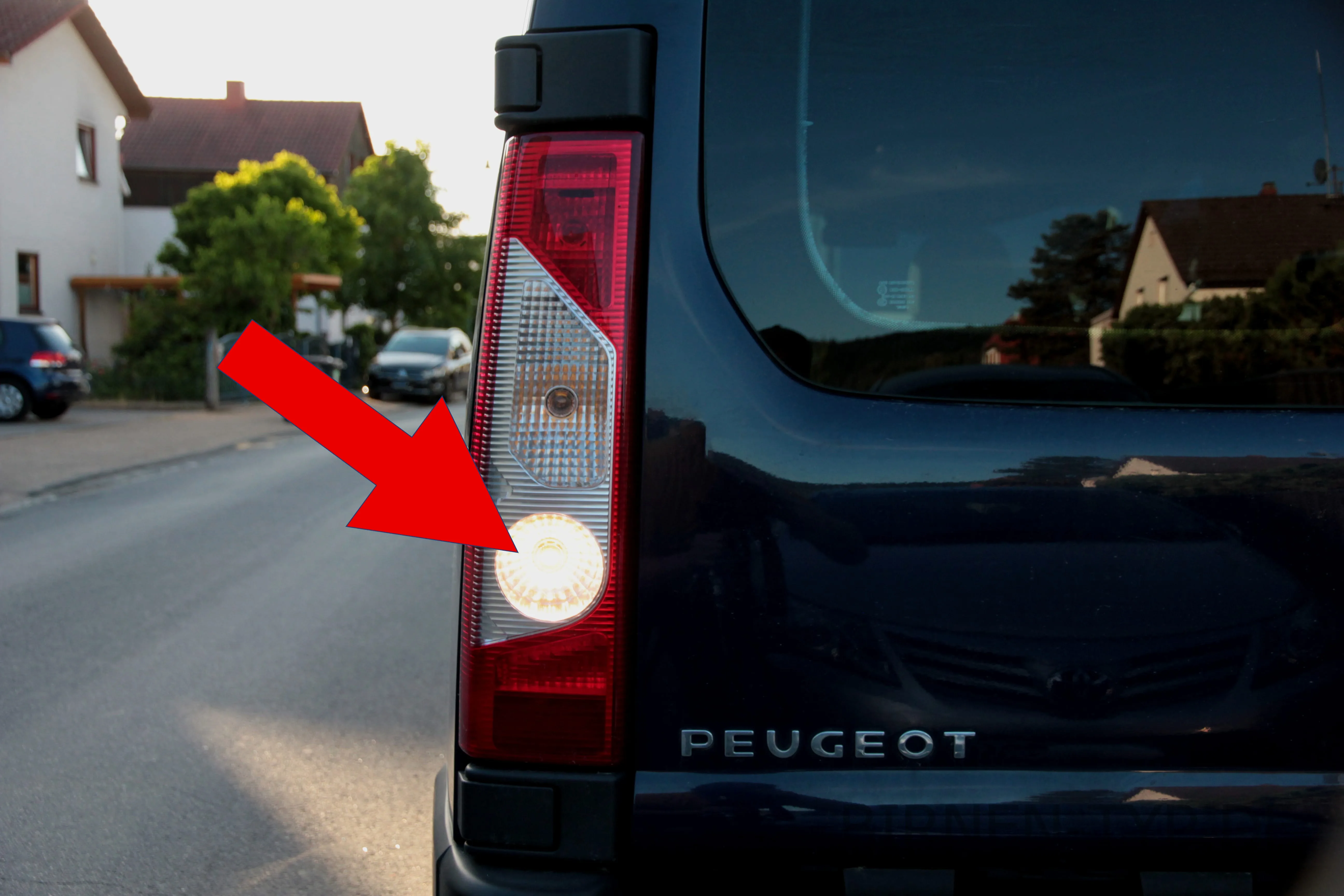 Rückfahrlicht des Peugeot Expert 2. Gen., Transporter / Van