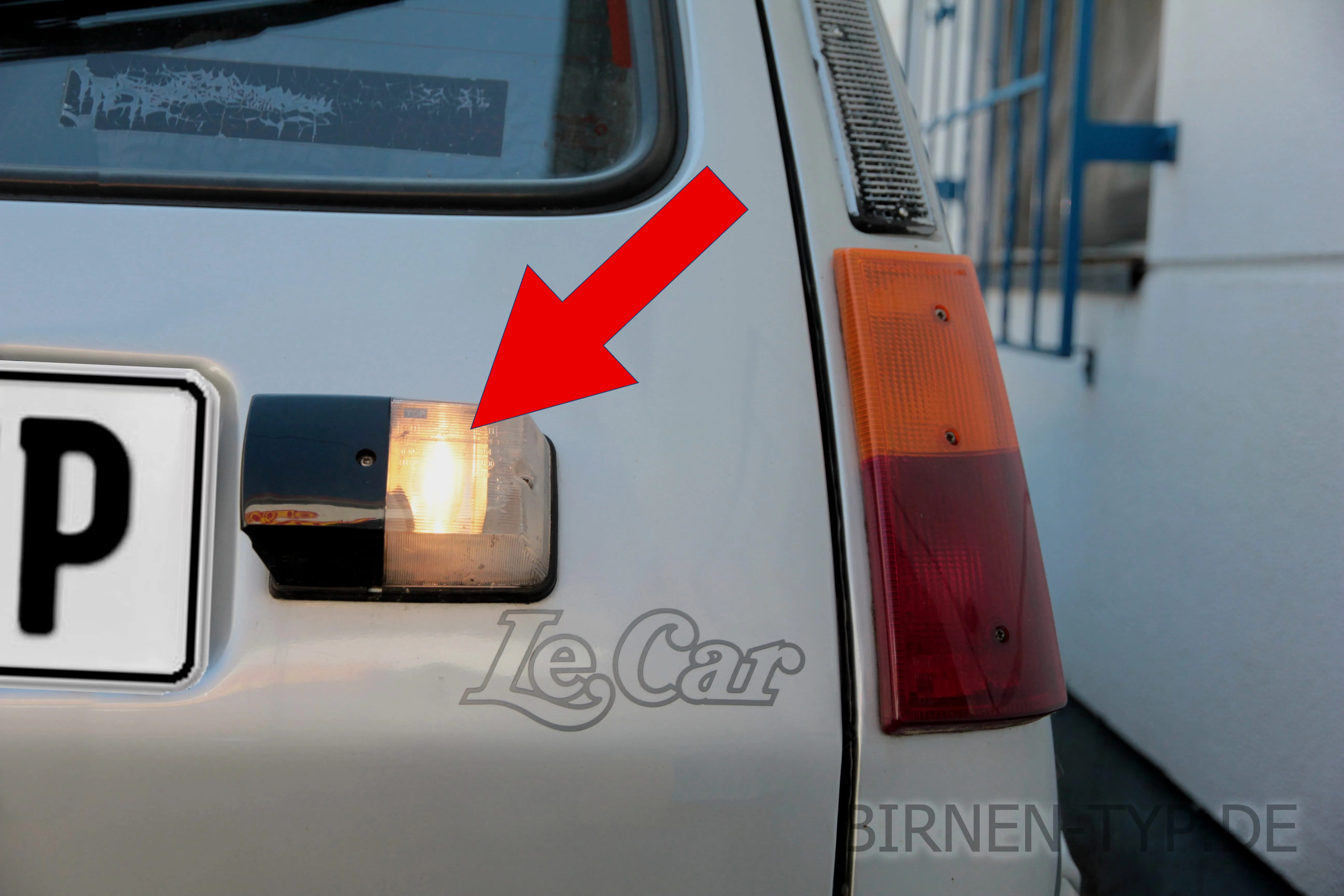 Rückfahrlicht des Renault 5