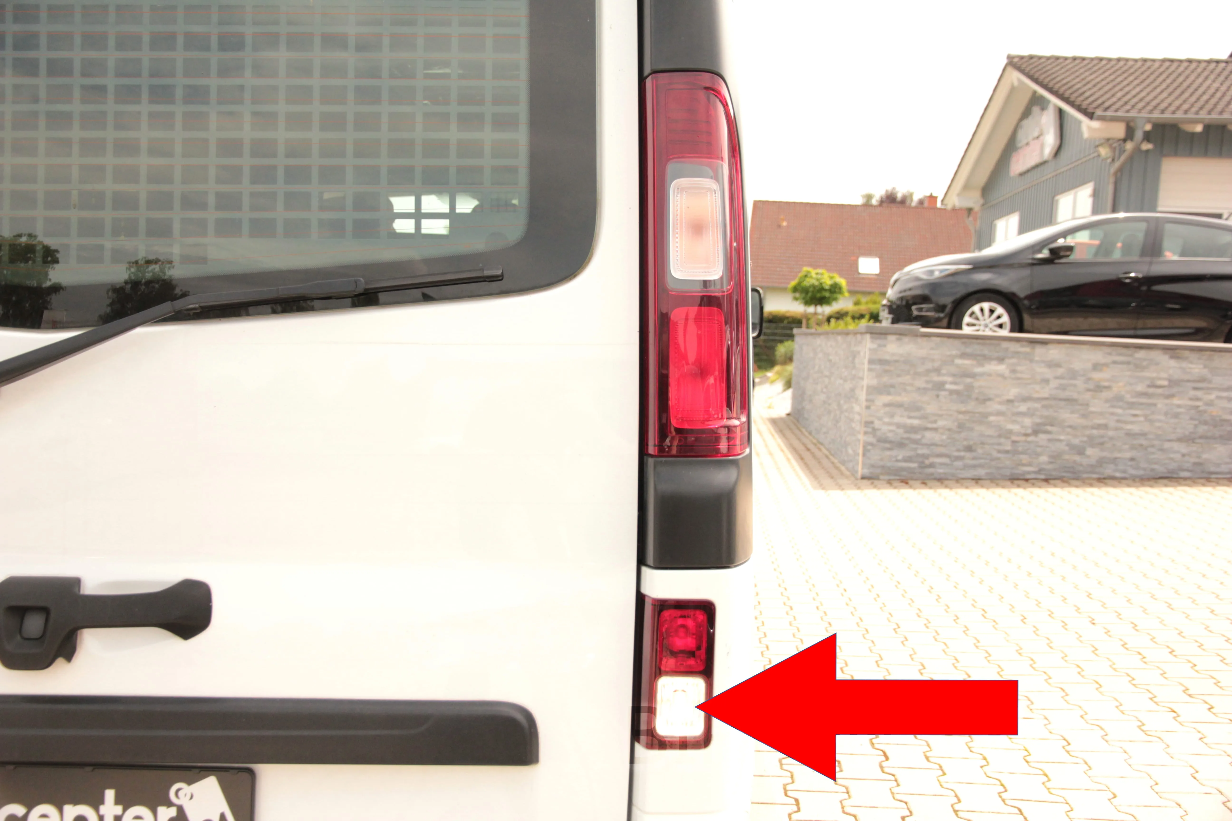 Rückfahrlicht des Renault Trafic 3. Gen