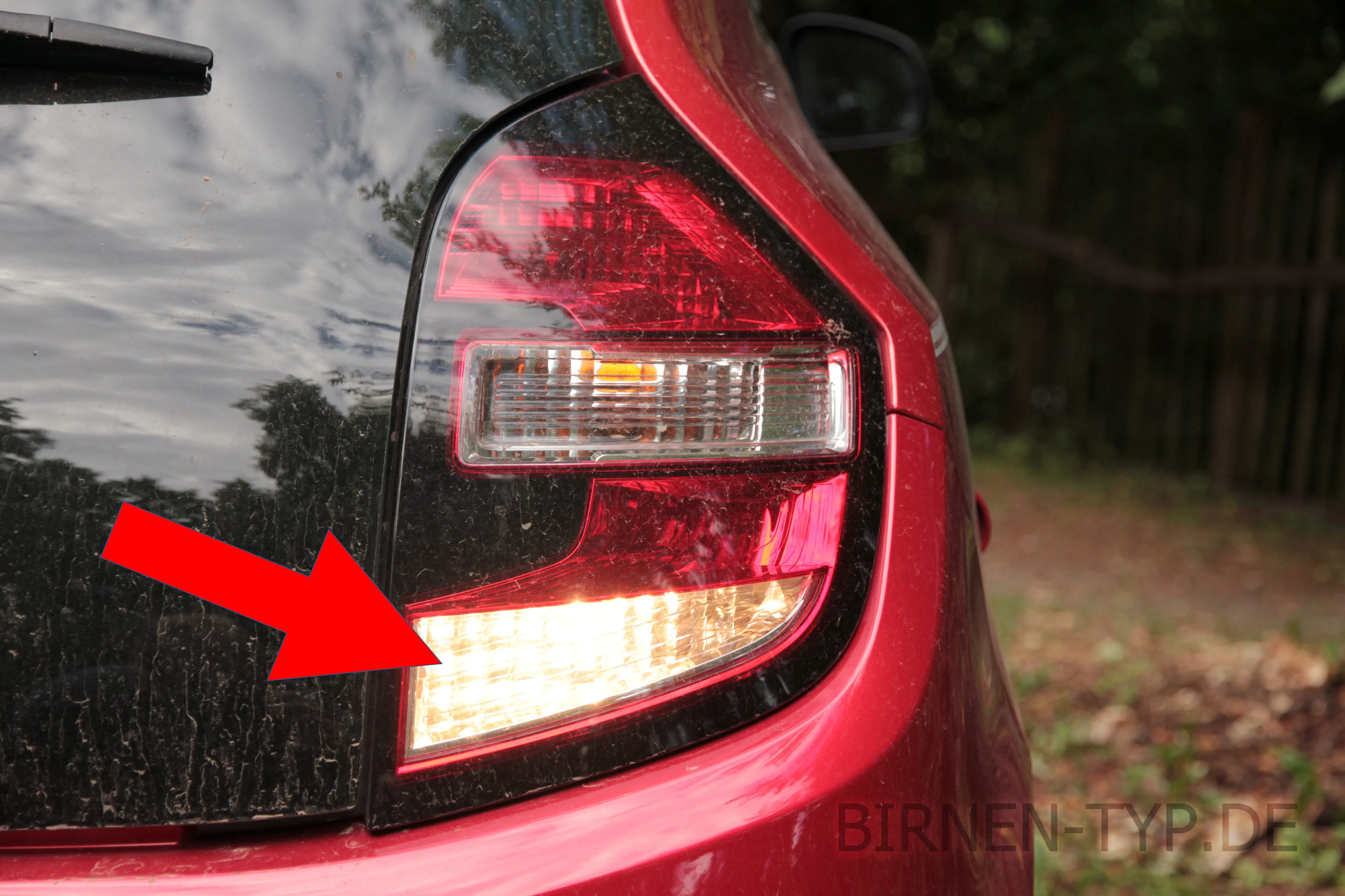Rückfahrlicht des Renault Twingo