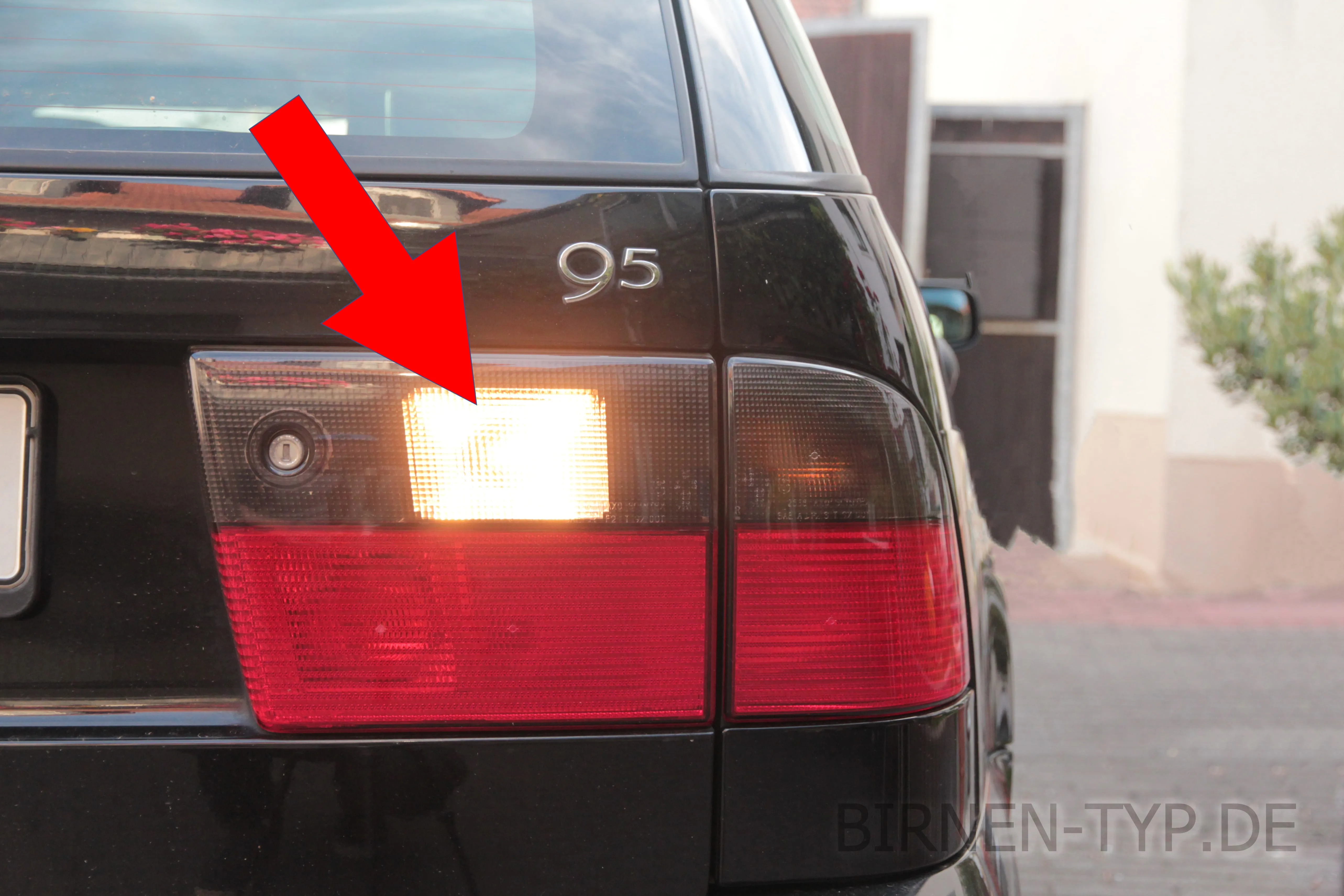 Rückfahrlicht des Saab 9-5