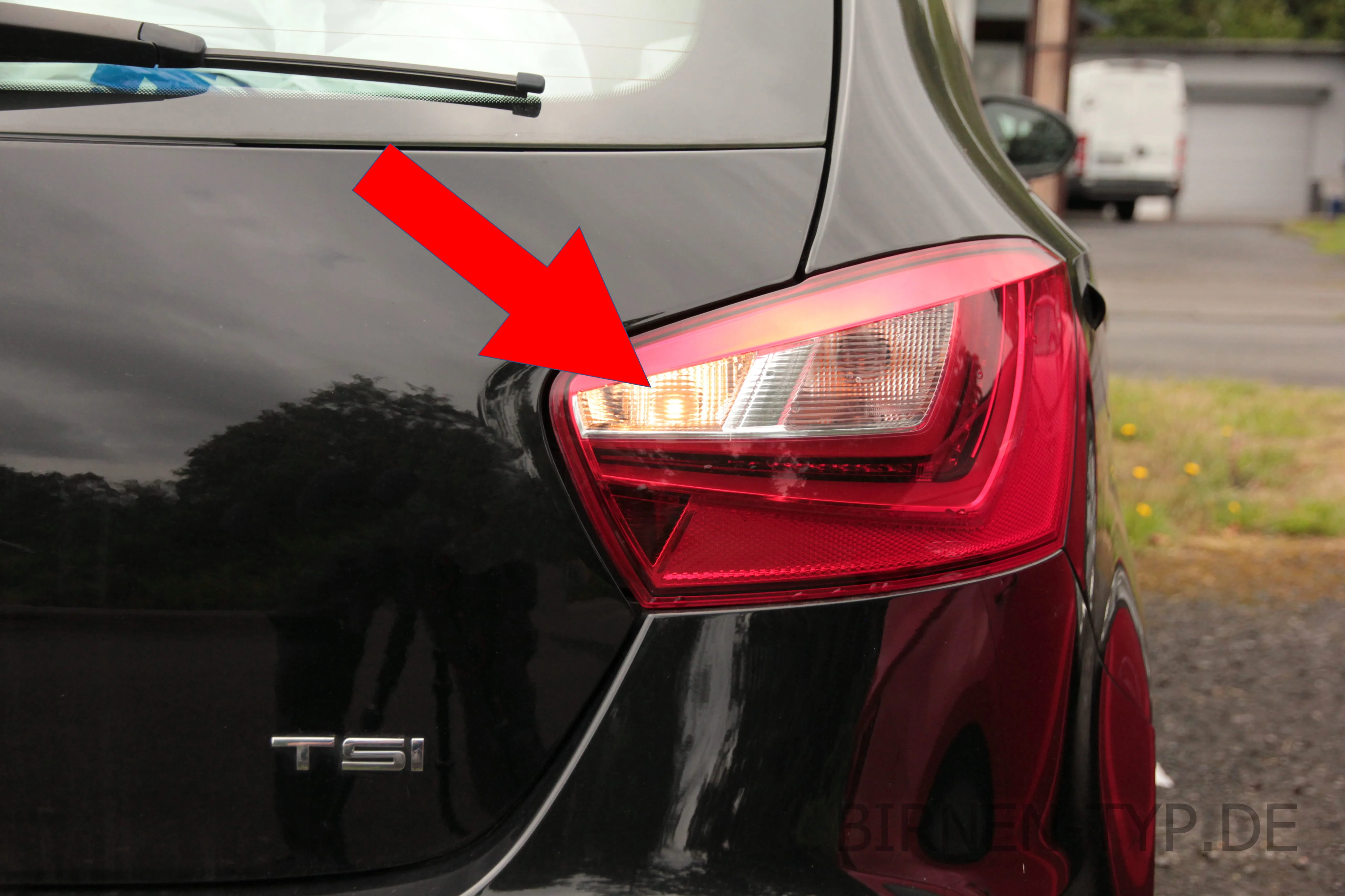 Rückfahrlicht des Seat Ibiza