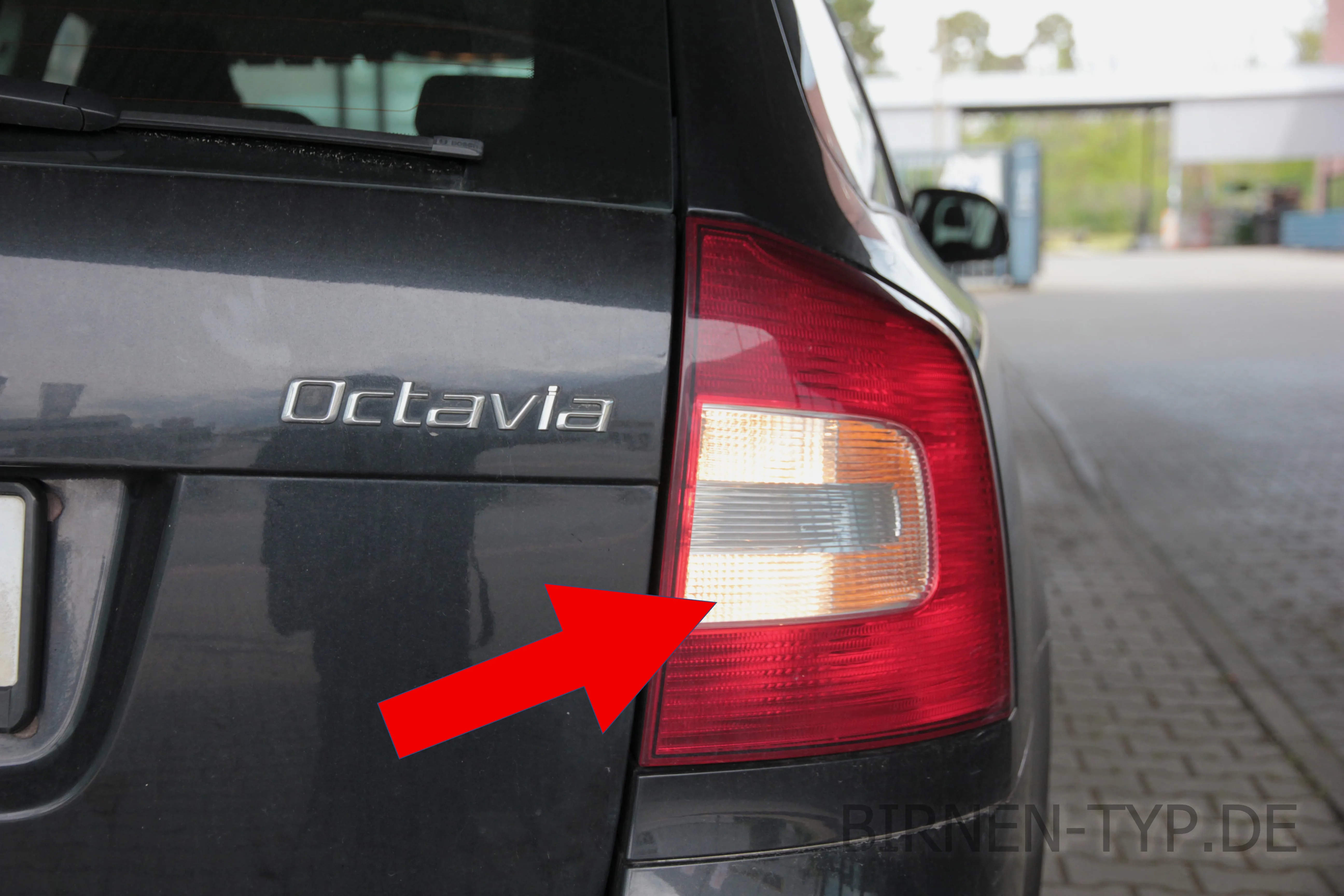 Rückfahrlicht des Škoda Octavia 2. Gen.