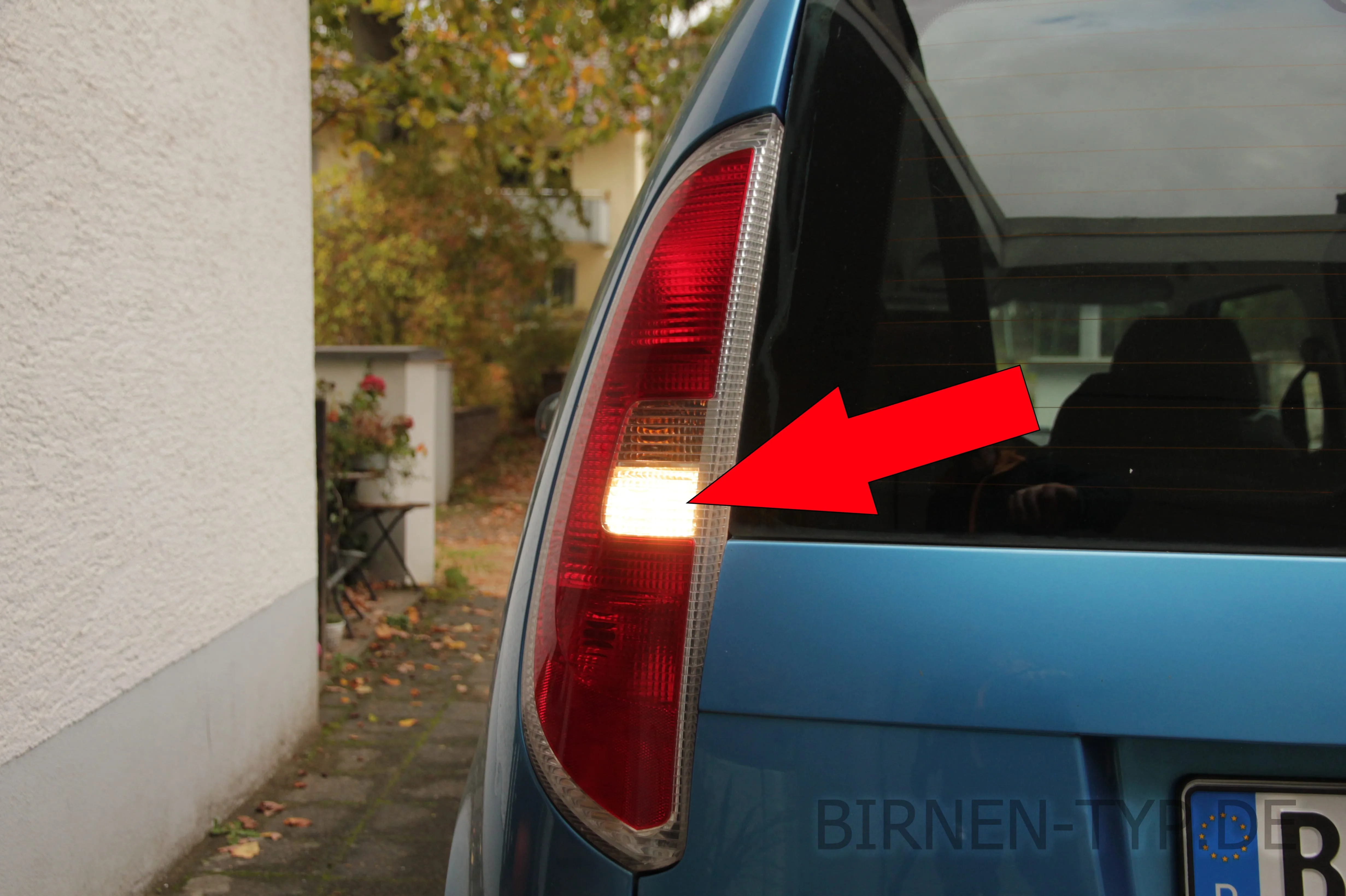 Rückfahrlicht des Škoda Roomster