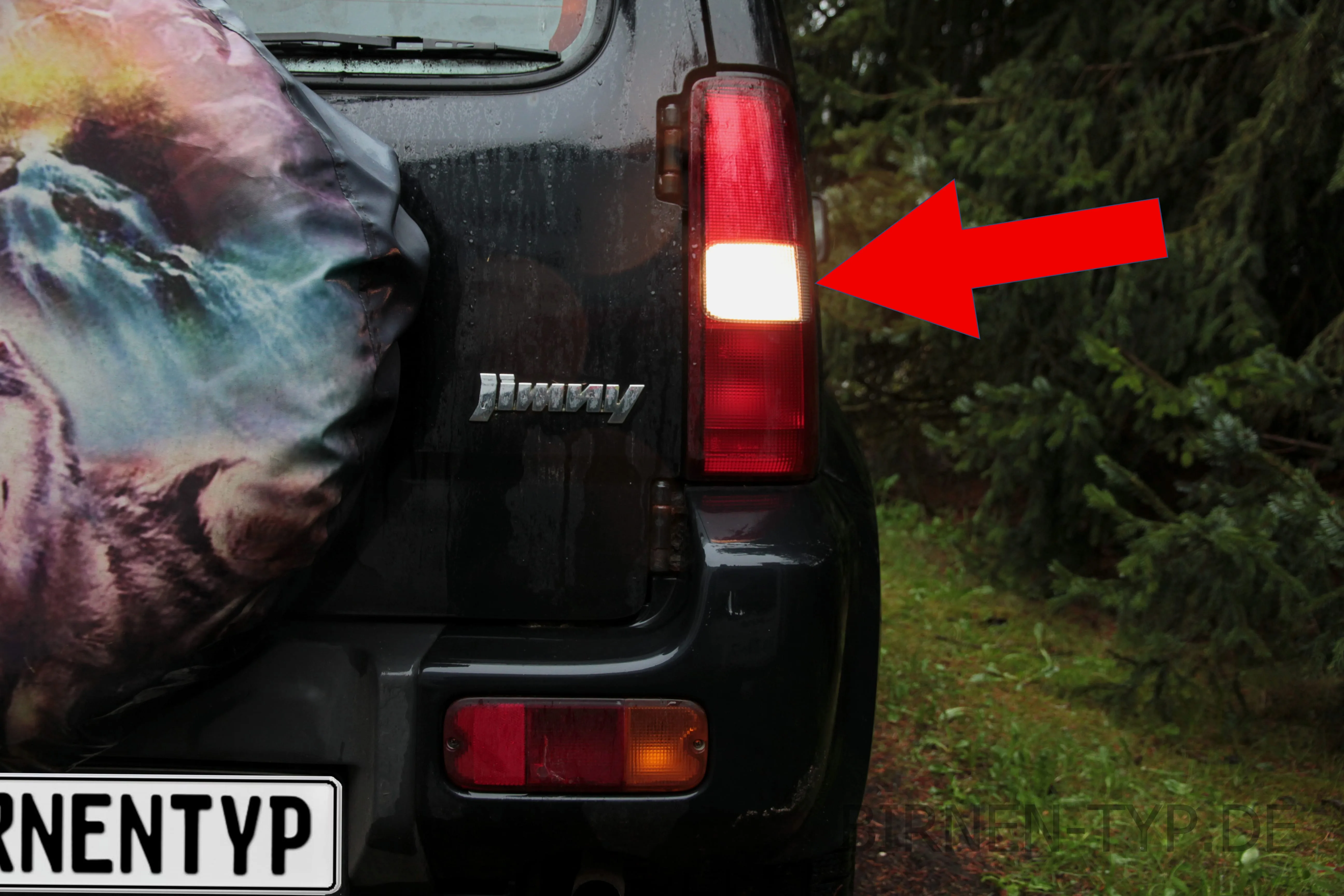 Rückfahrlicht des Suzuki Jimny 1