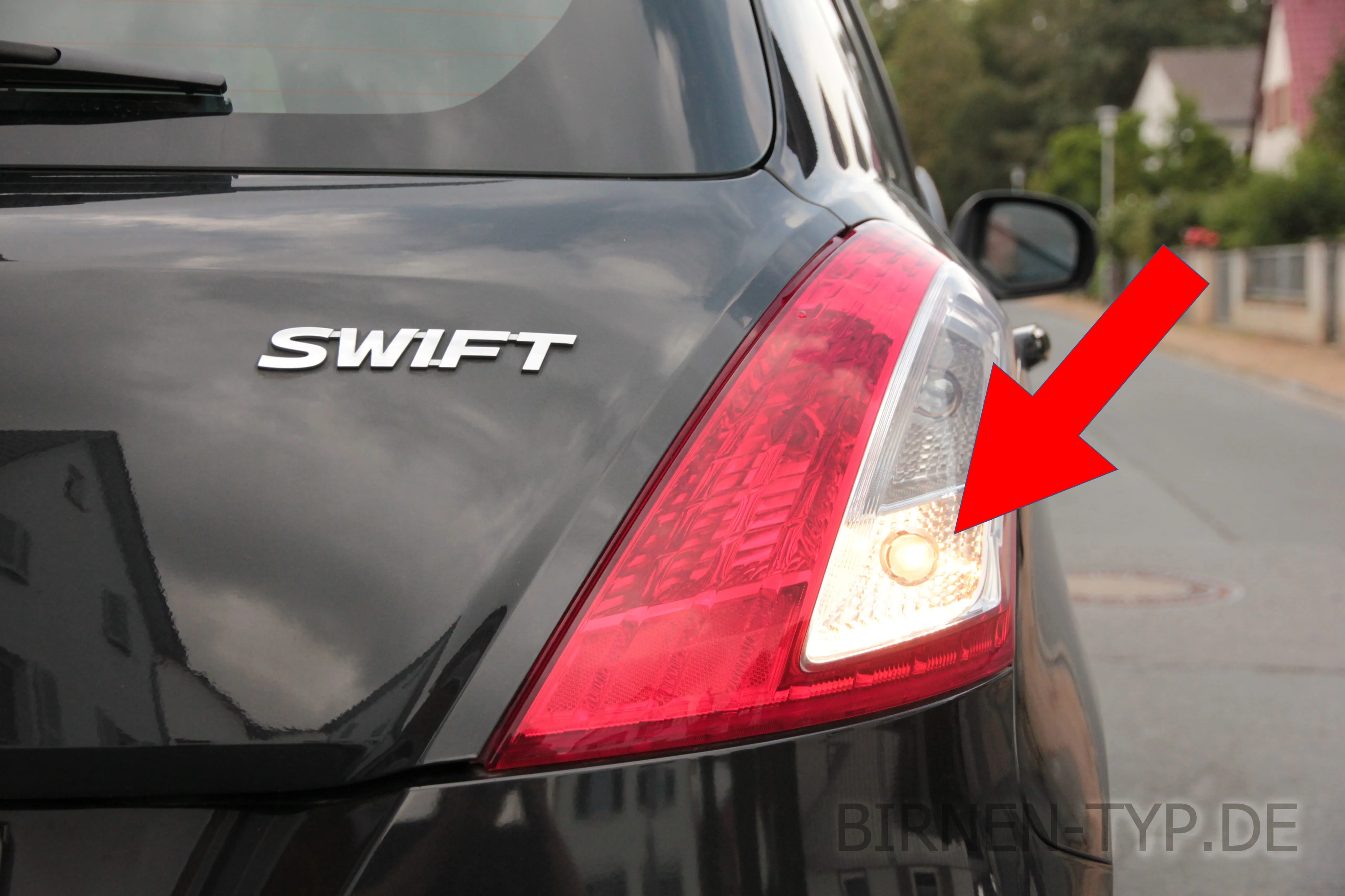 Rückfahrlicht des Suzuki Swift