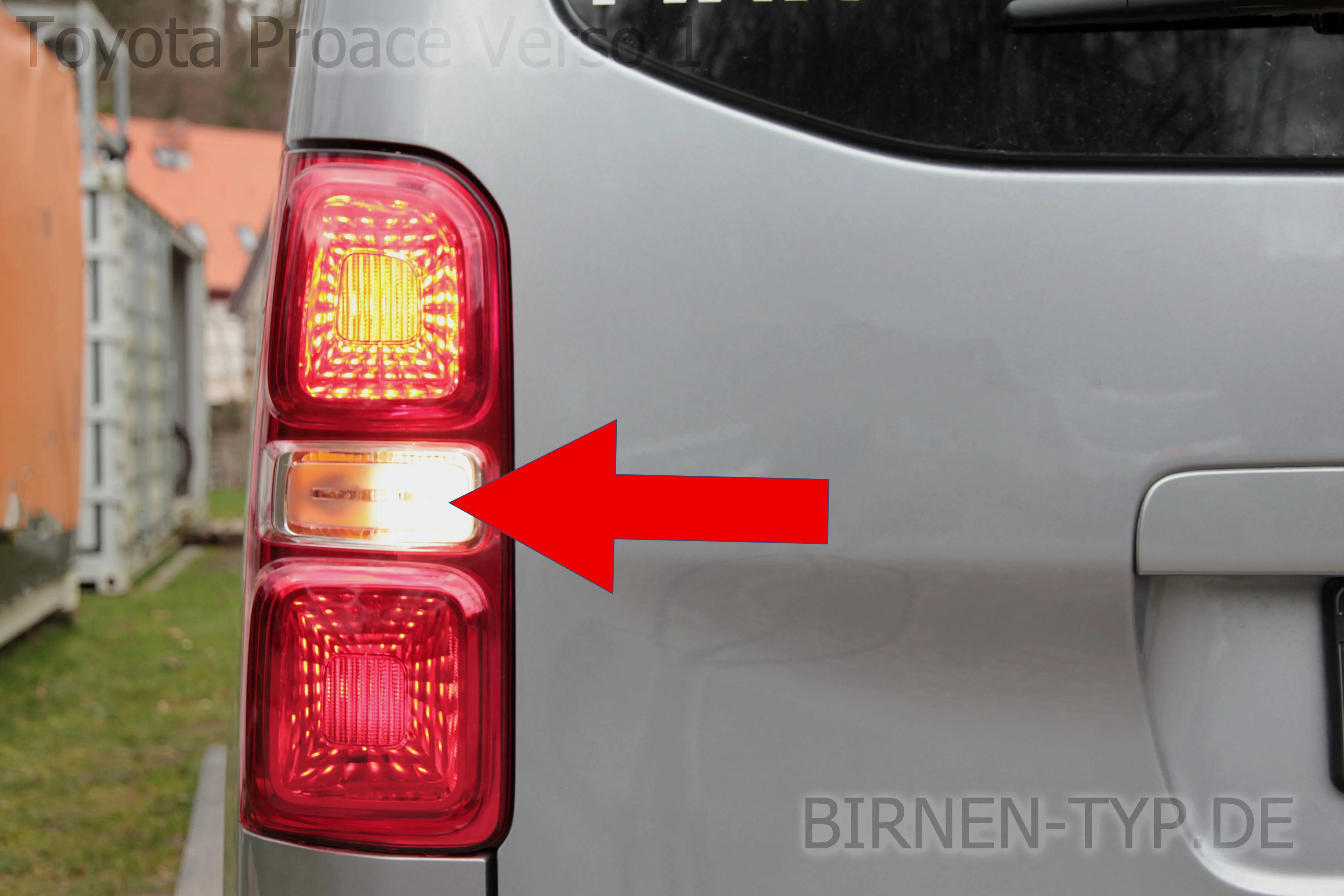 Rückfahrlicht des Toyota Proace Verso