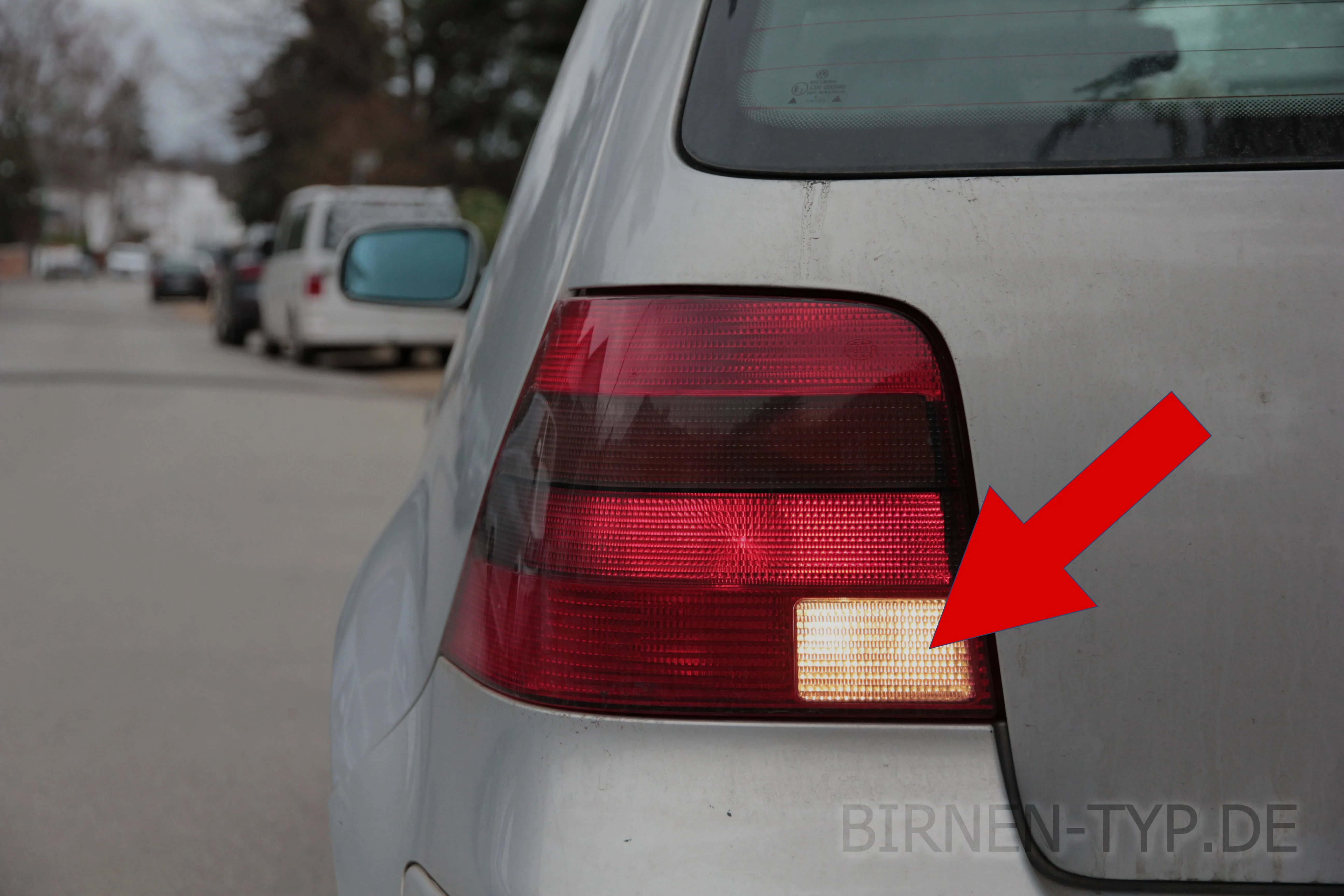 Rückfahrlicht des VW Golf IV