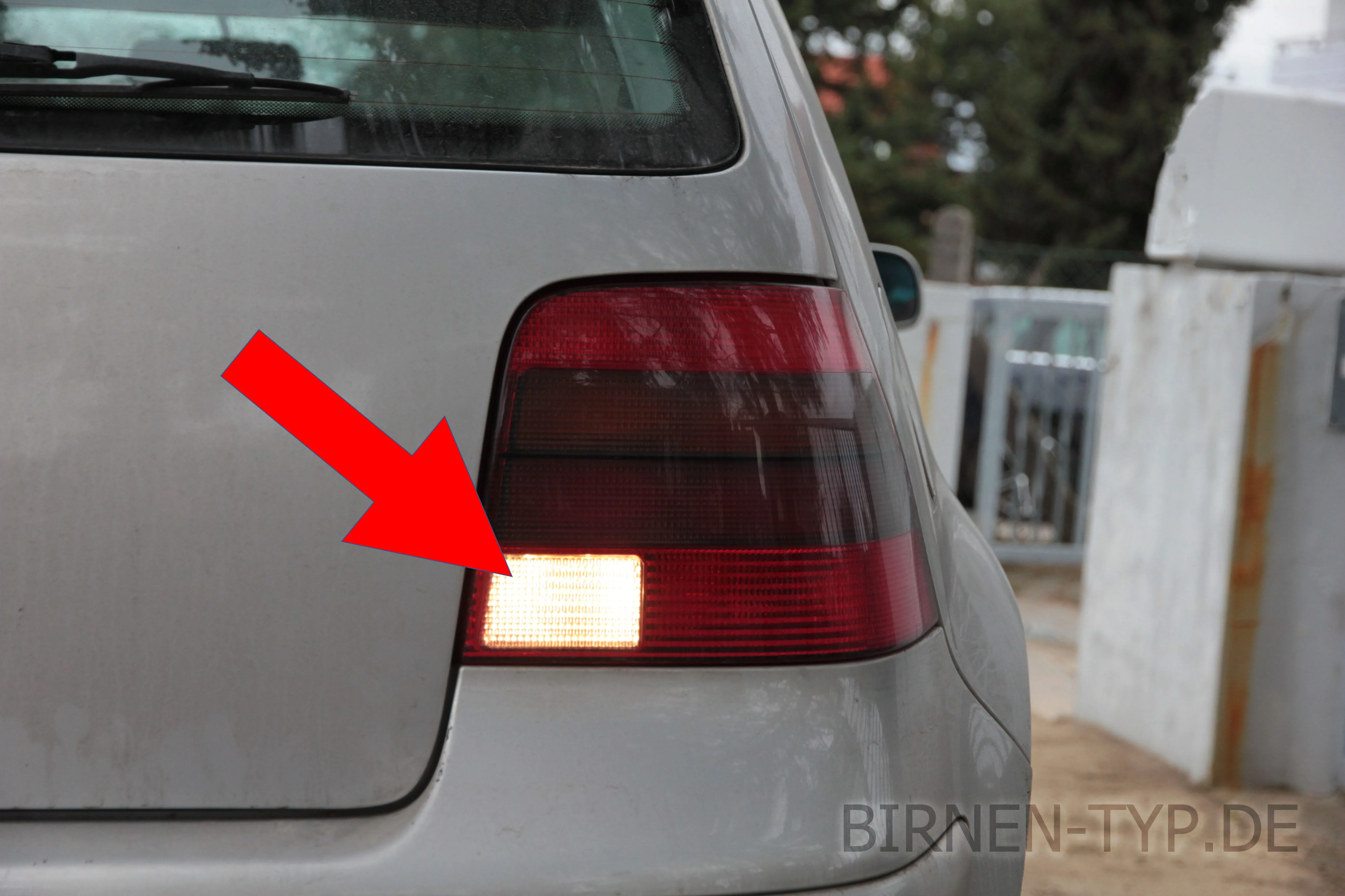 Rückfahrlicht des VW Golf IV