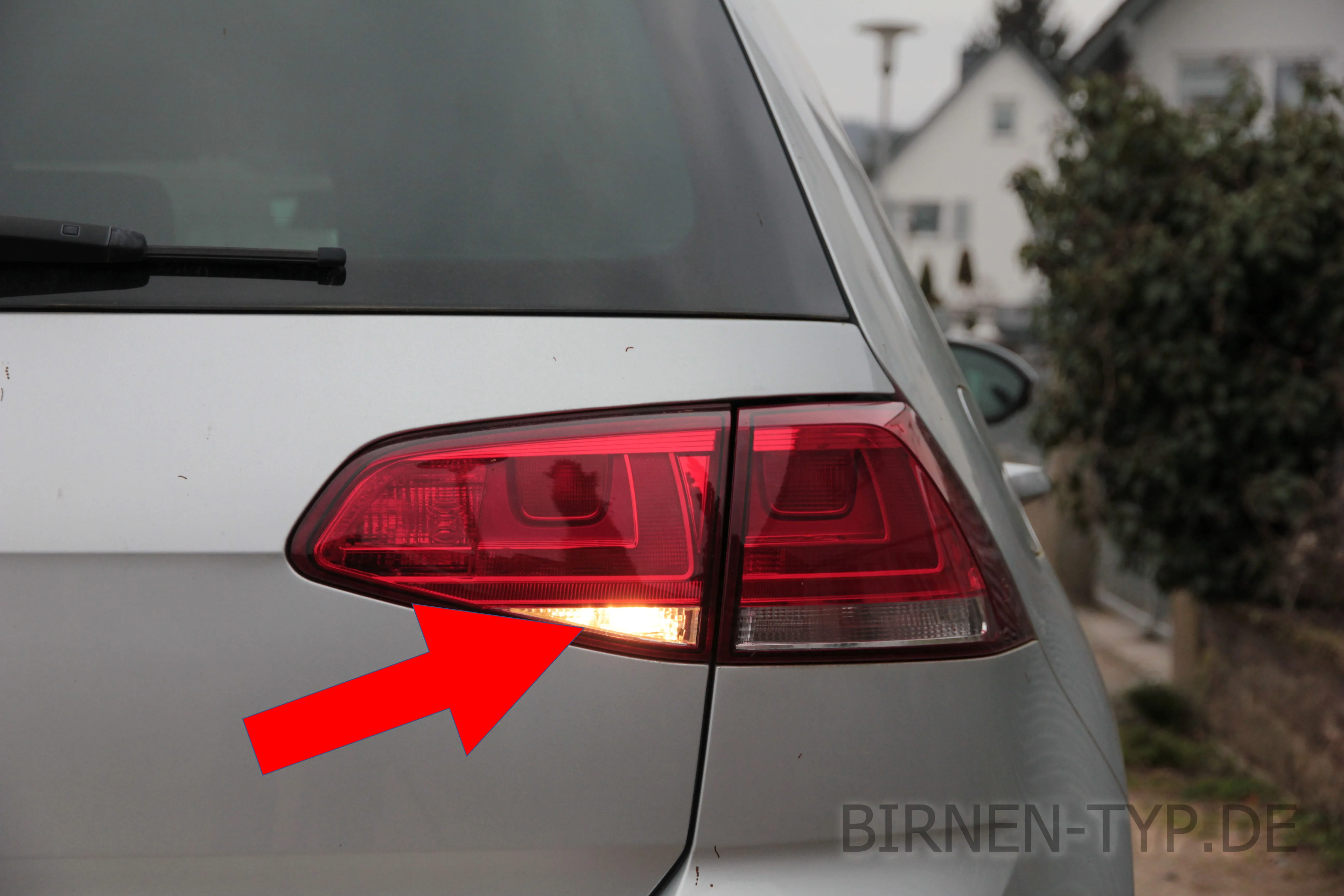 Rückfahrlicht des VW Golf 7
