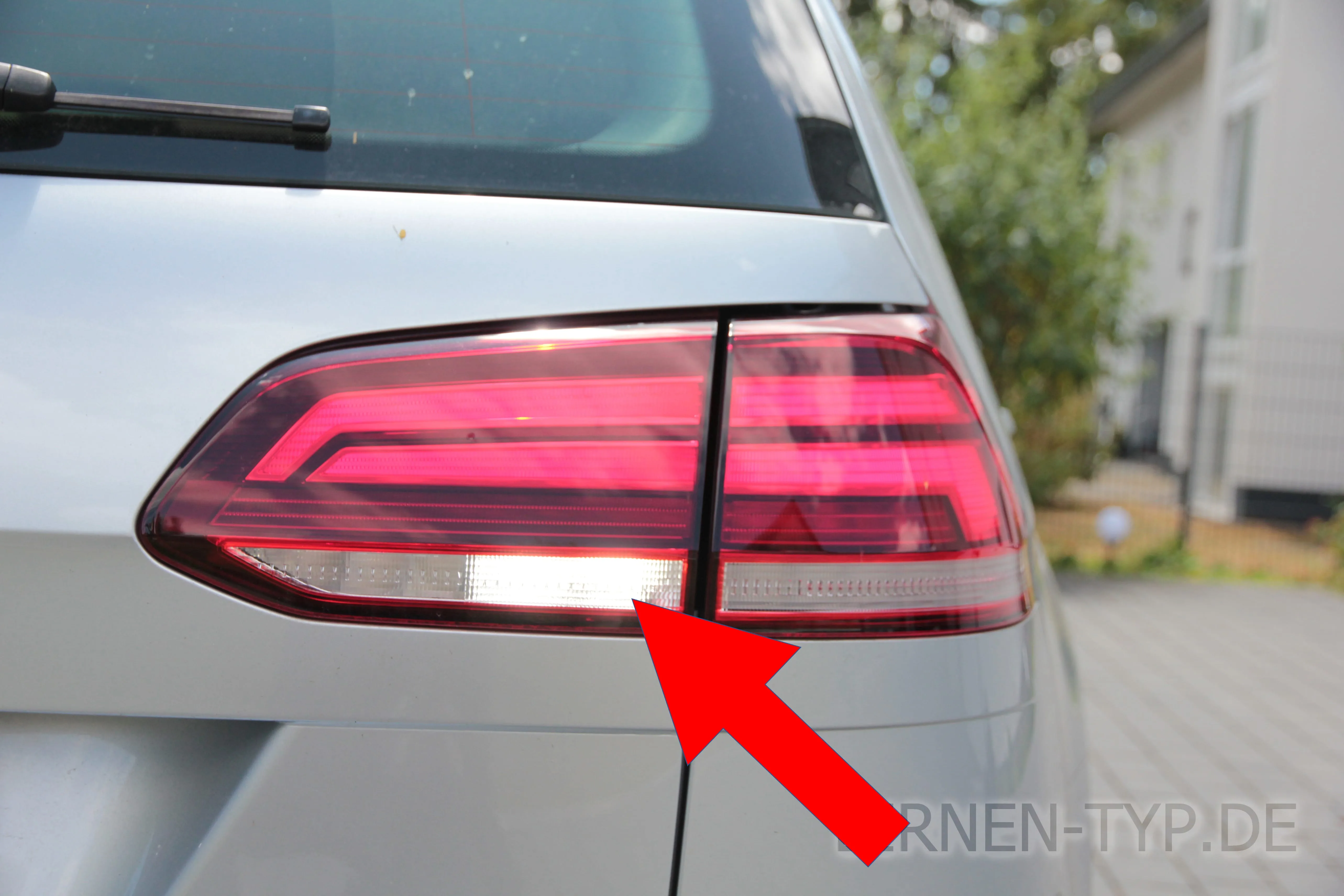 Rückfahrlicht am VW Golf 7