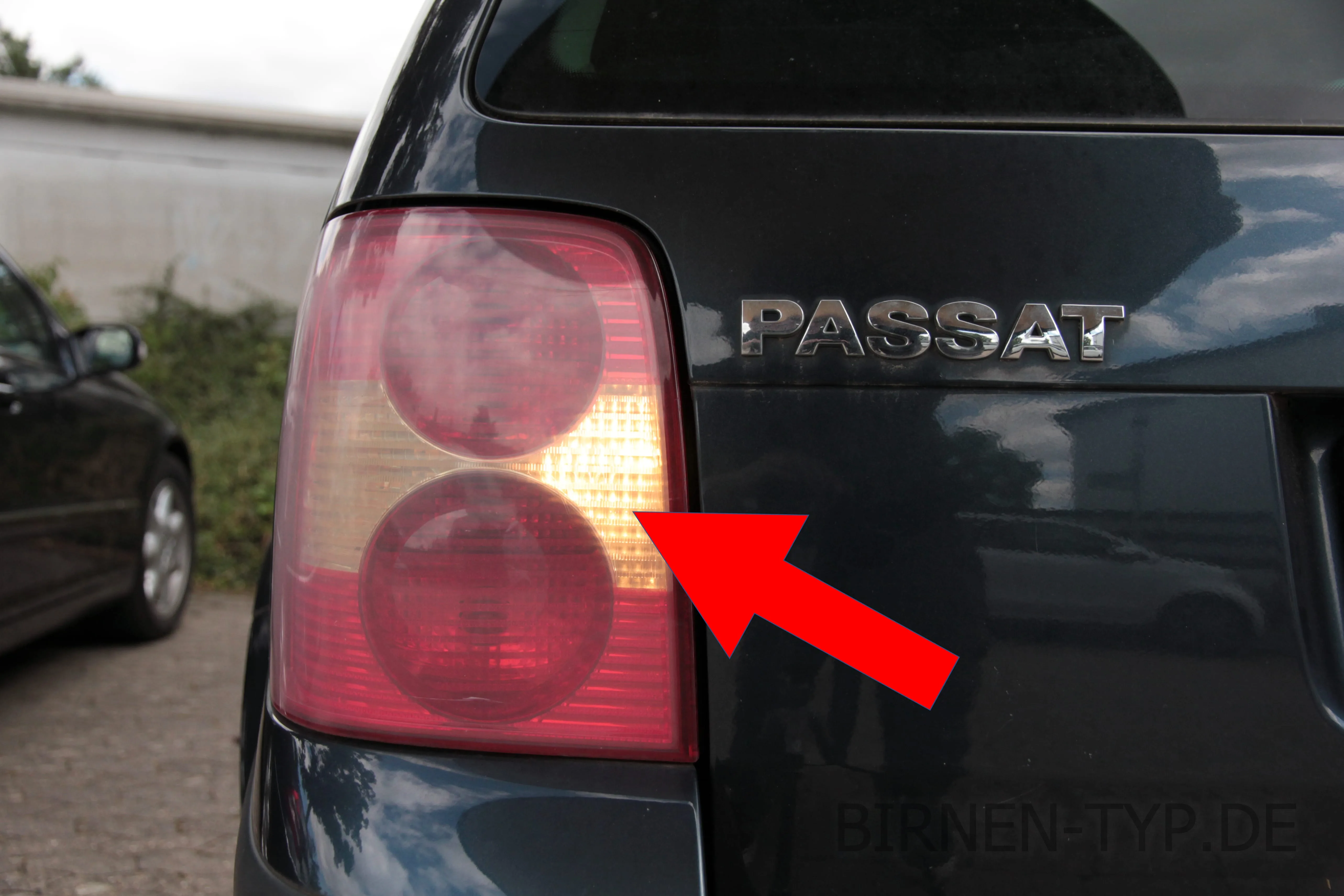 Rückfahrlicht des VW Passat B5