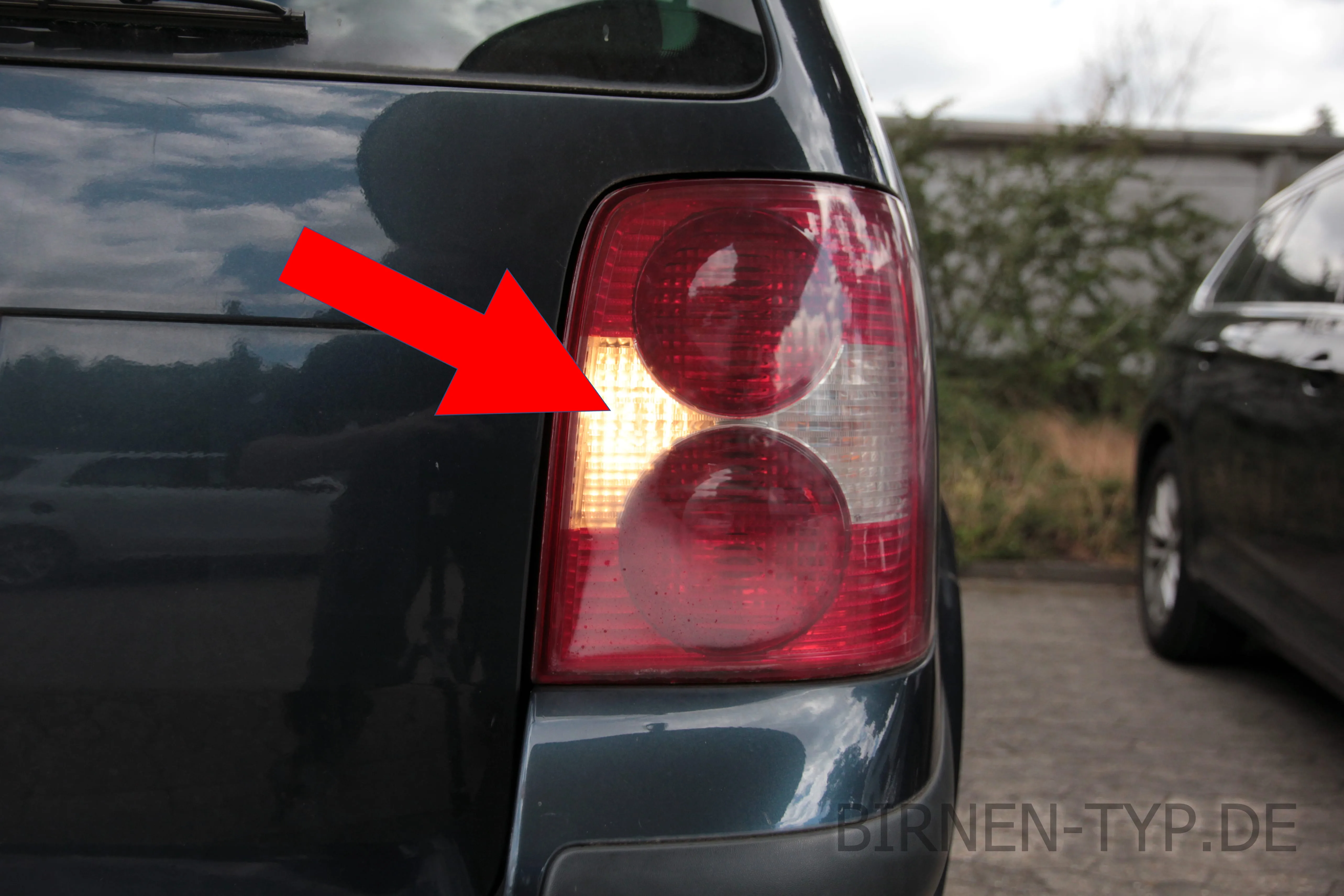 Rückfahrlicht des VW Passat B5