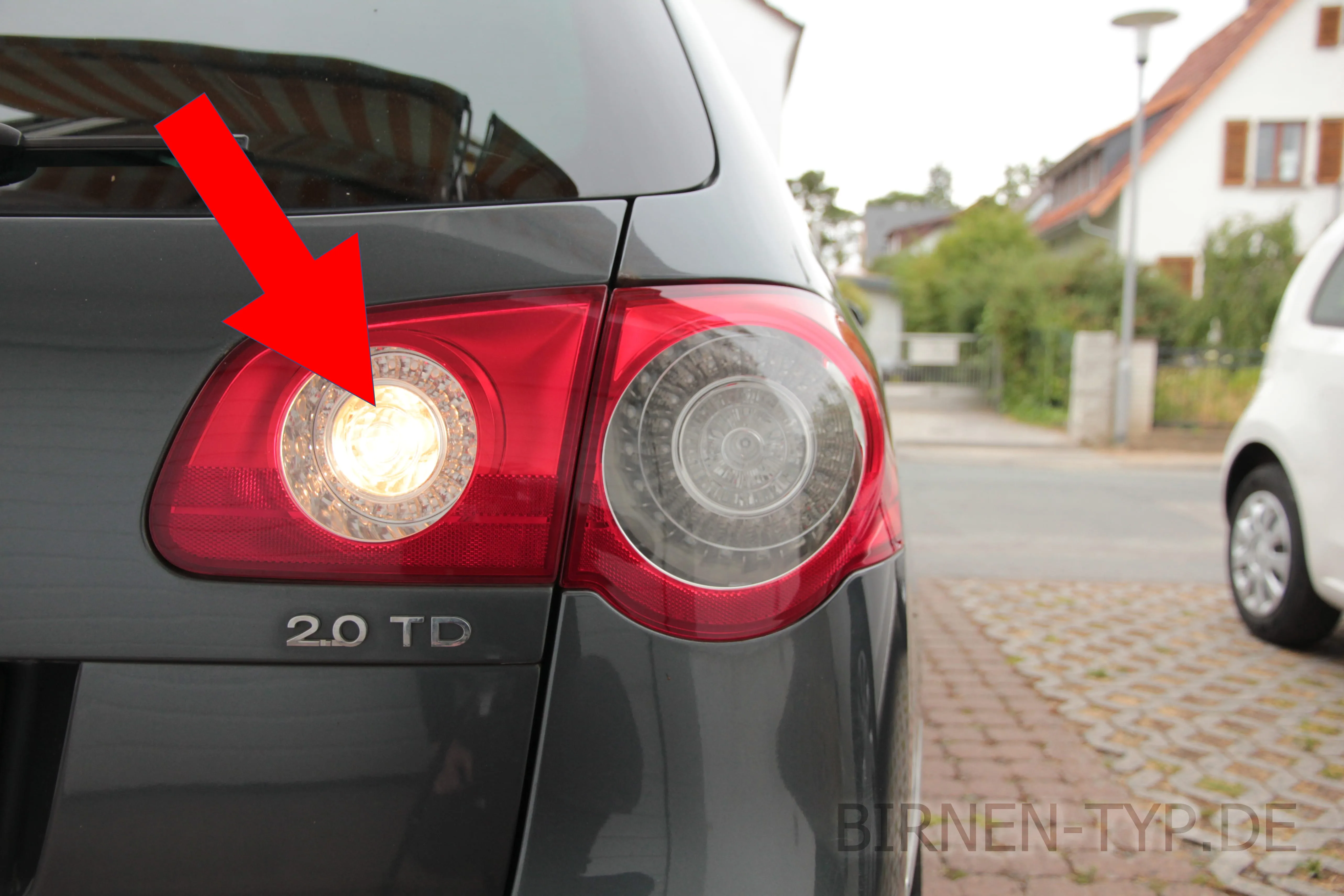 Rückfahrlicht des VW Passat B6