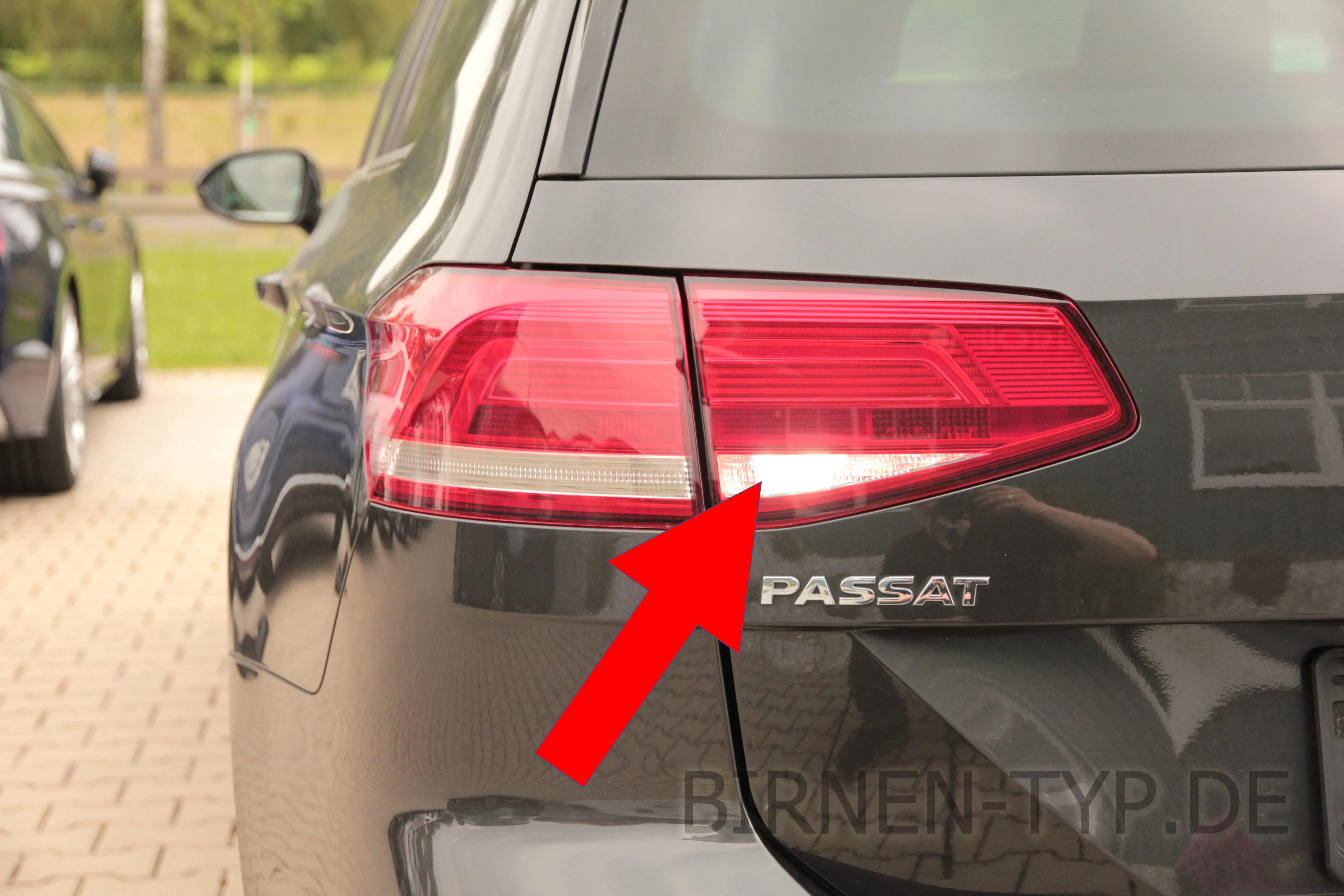 Rückfahrlicht des VW Passat 8. Gen