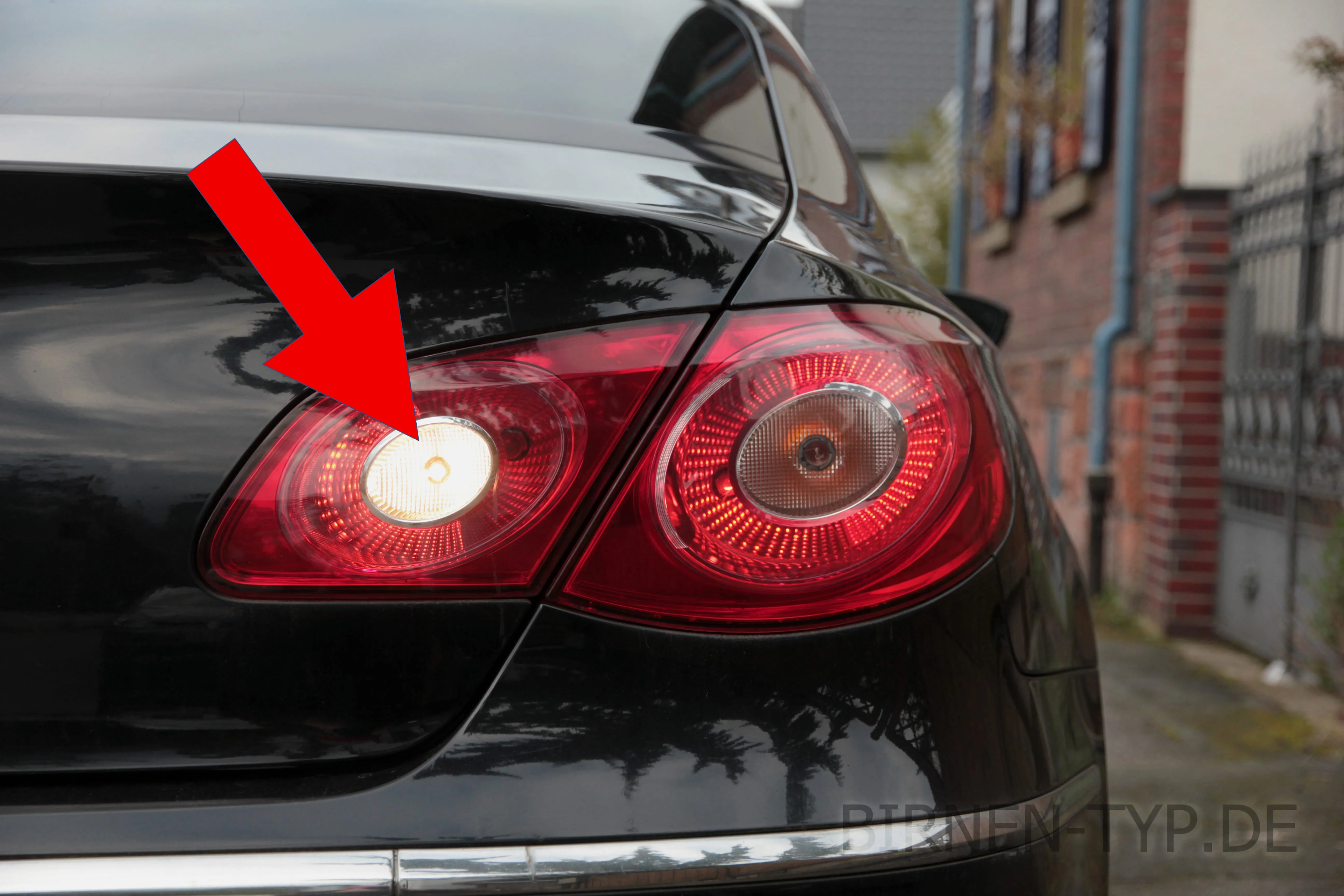 Rückfahrlicht des VW Passat CC