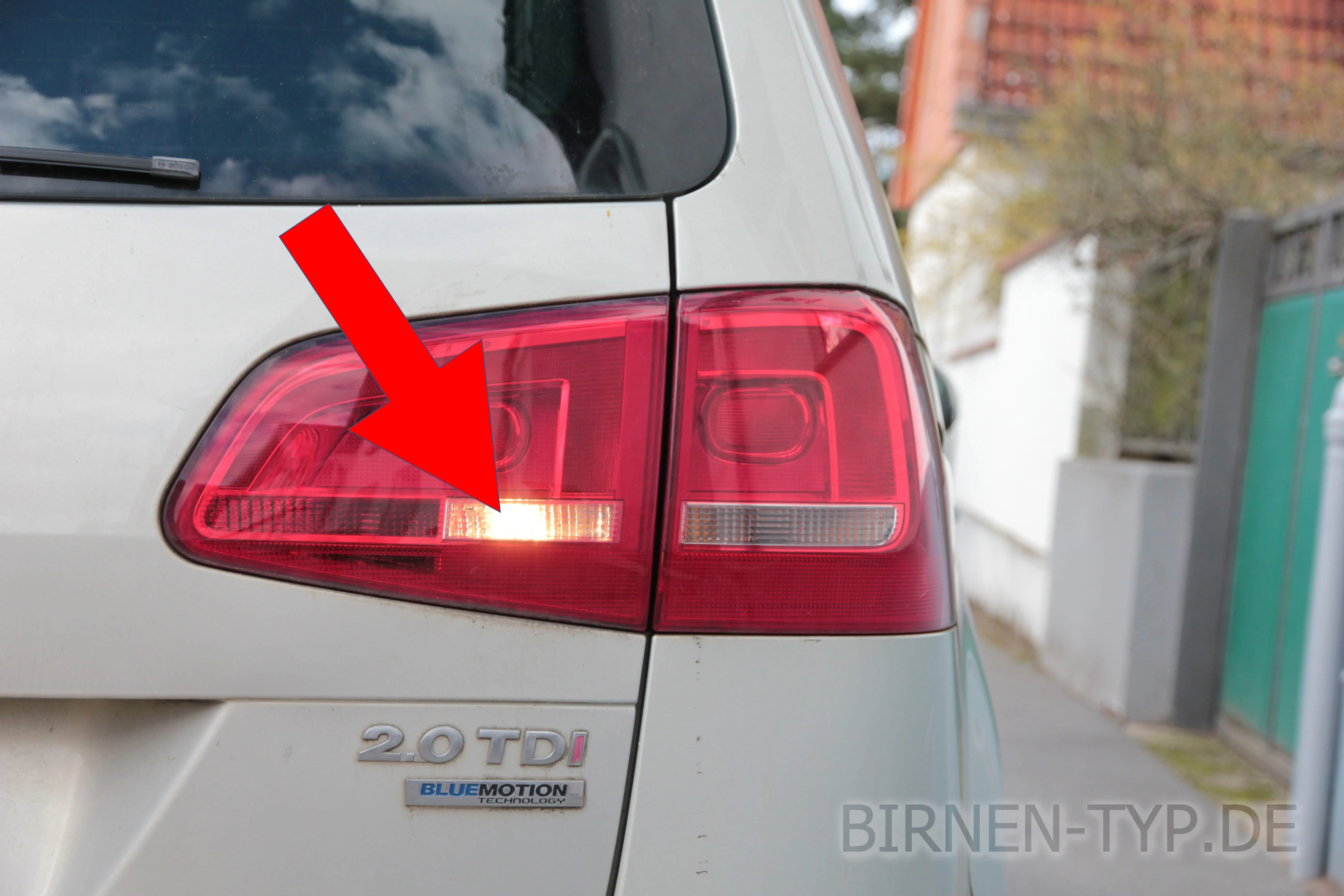 Rückfahrlicht des VW Sharan
