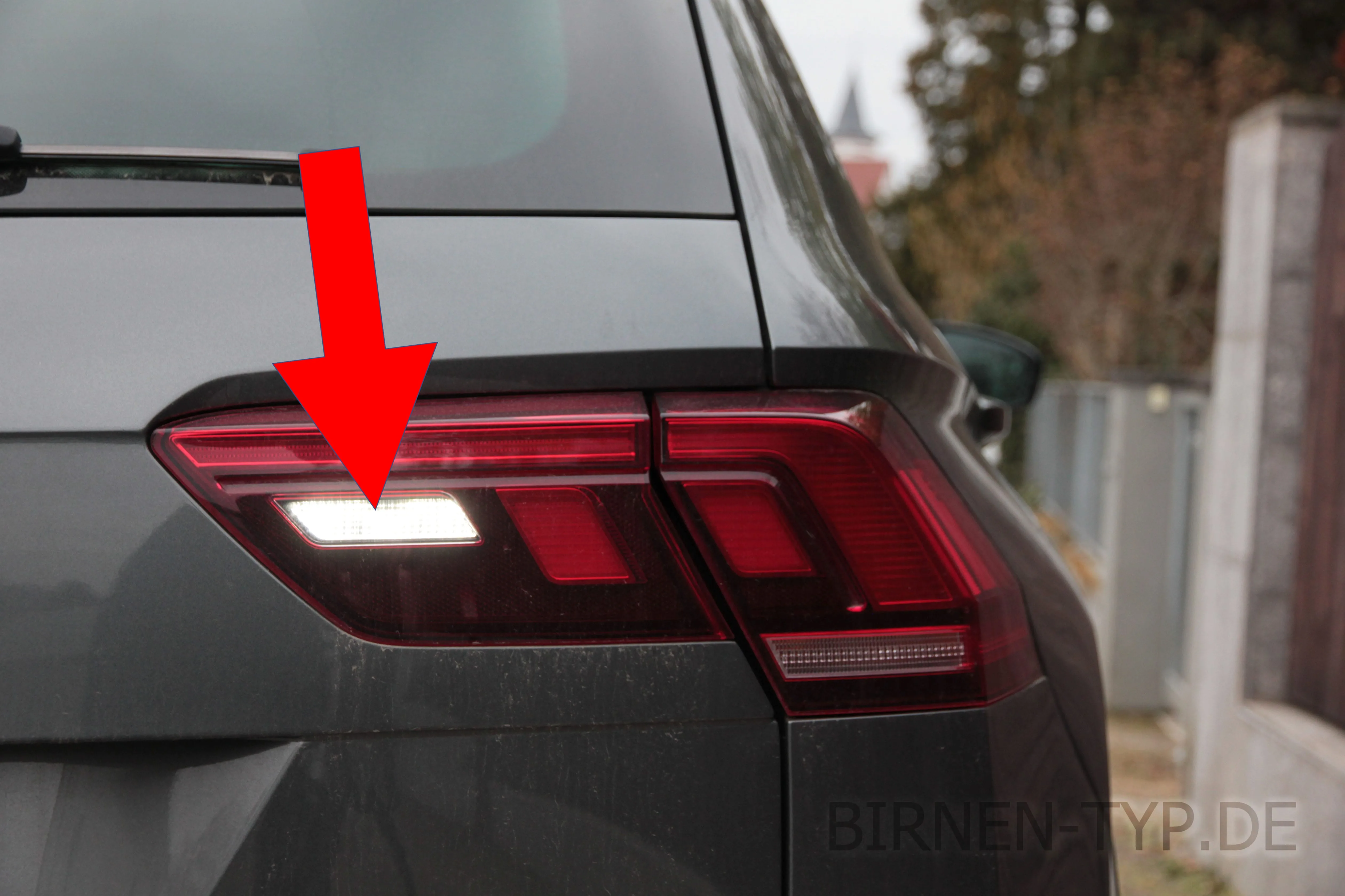 Rückfahrlicht des VW Tiguan