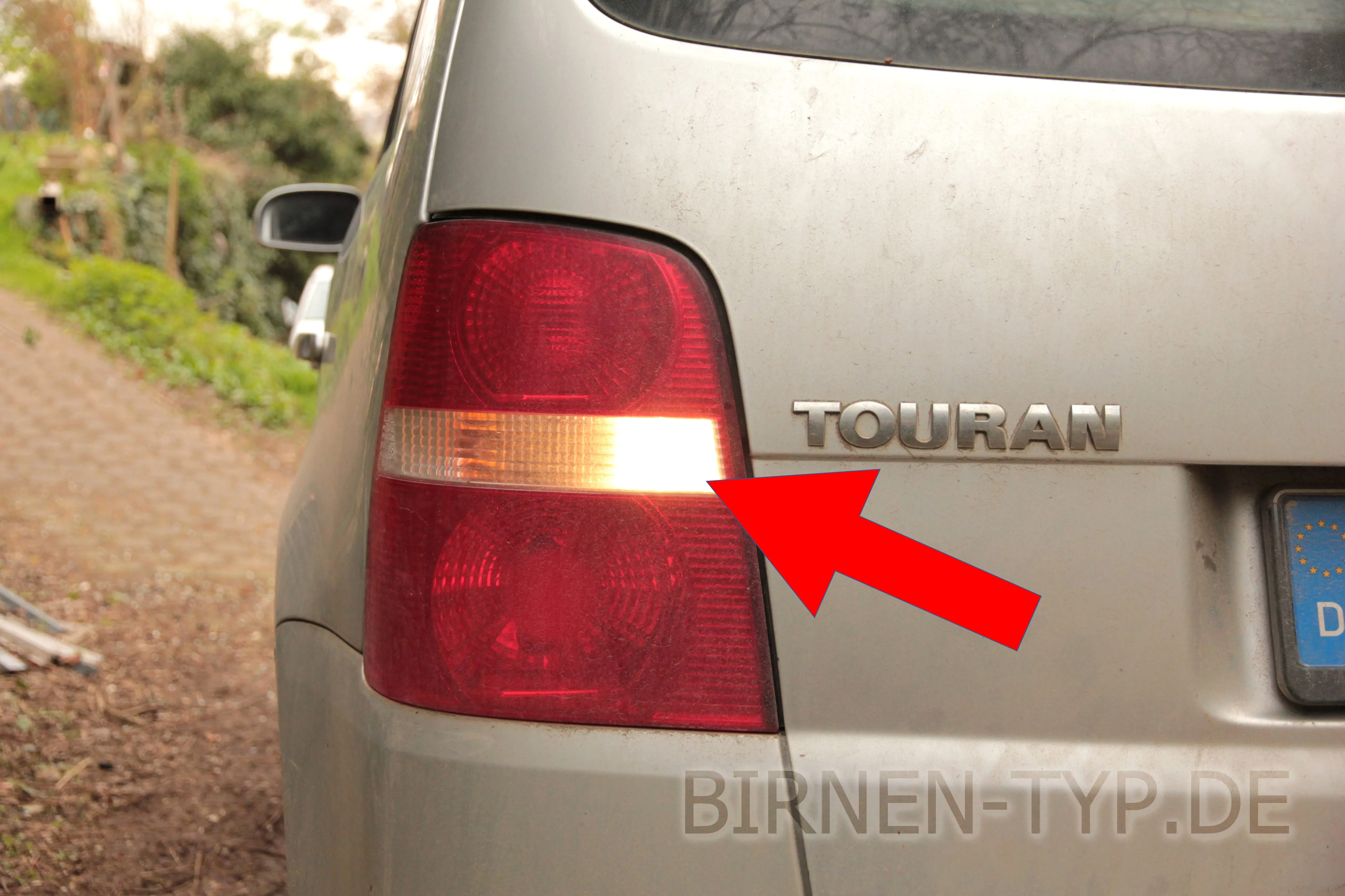 Rückfahrlicht des VW Touran 1. Gen