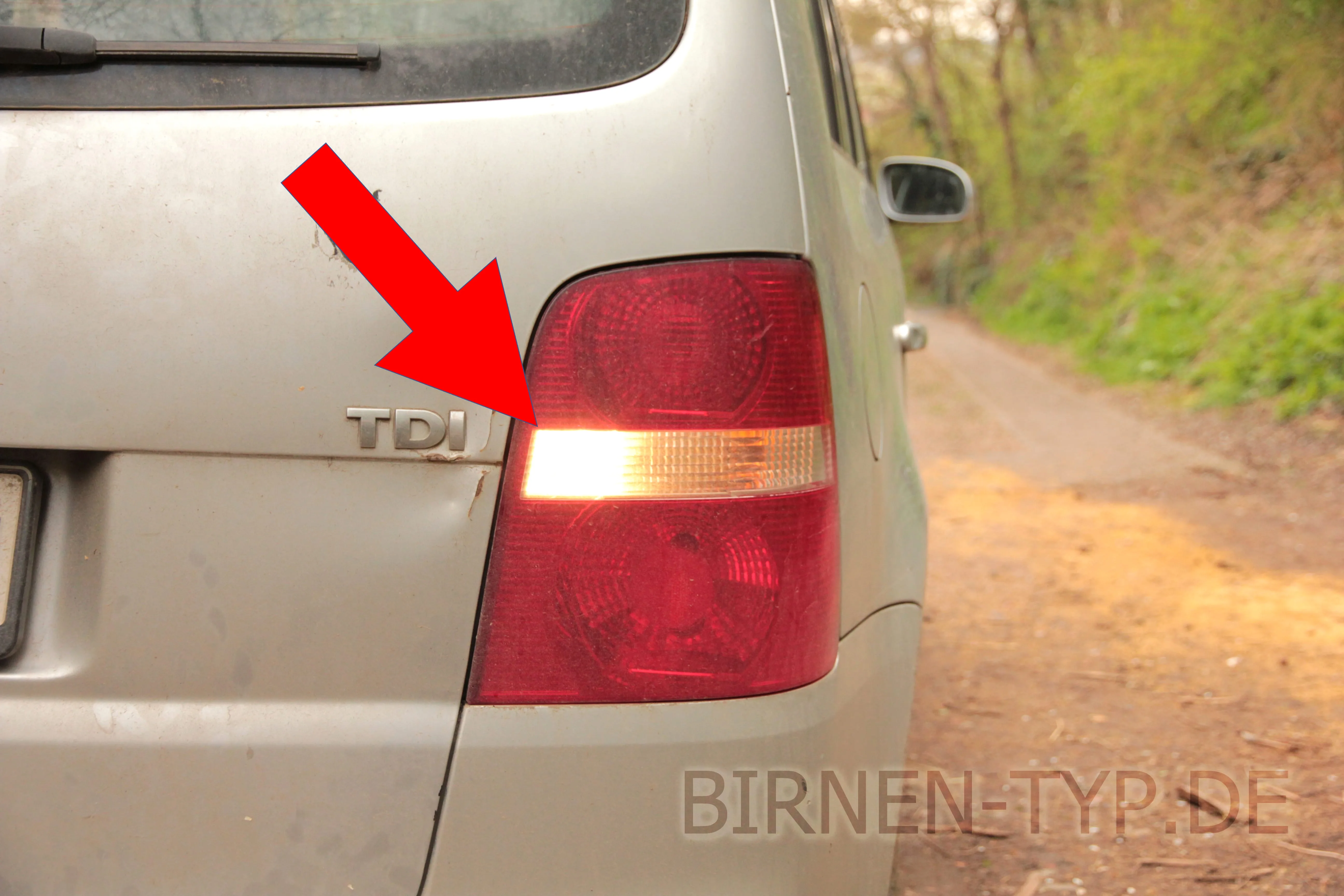 Rückfahrlicht des VW Touran 1. Gen