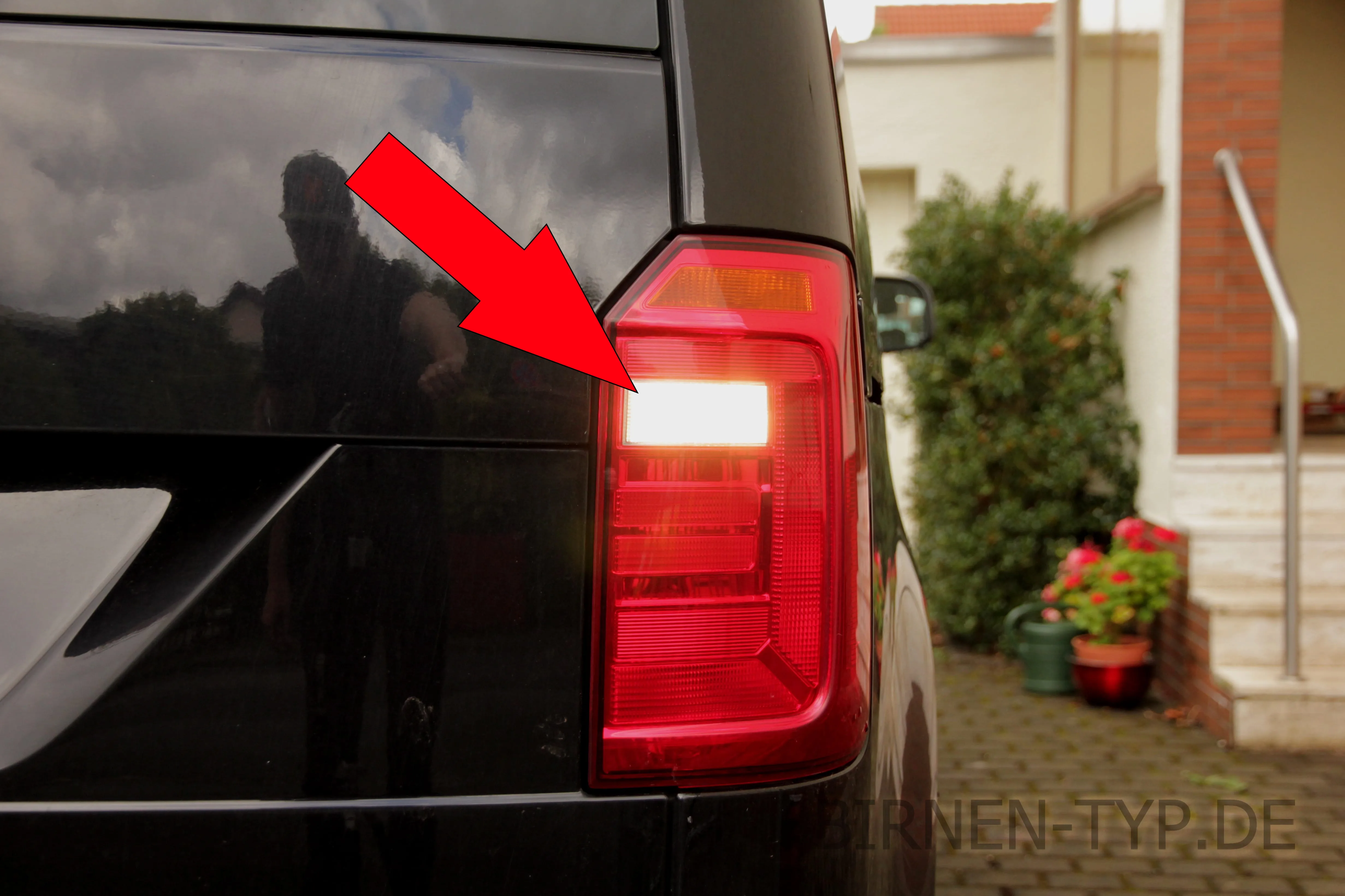 Rückfahrlicht des VW Caddy 4