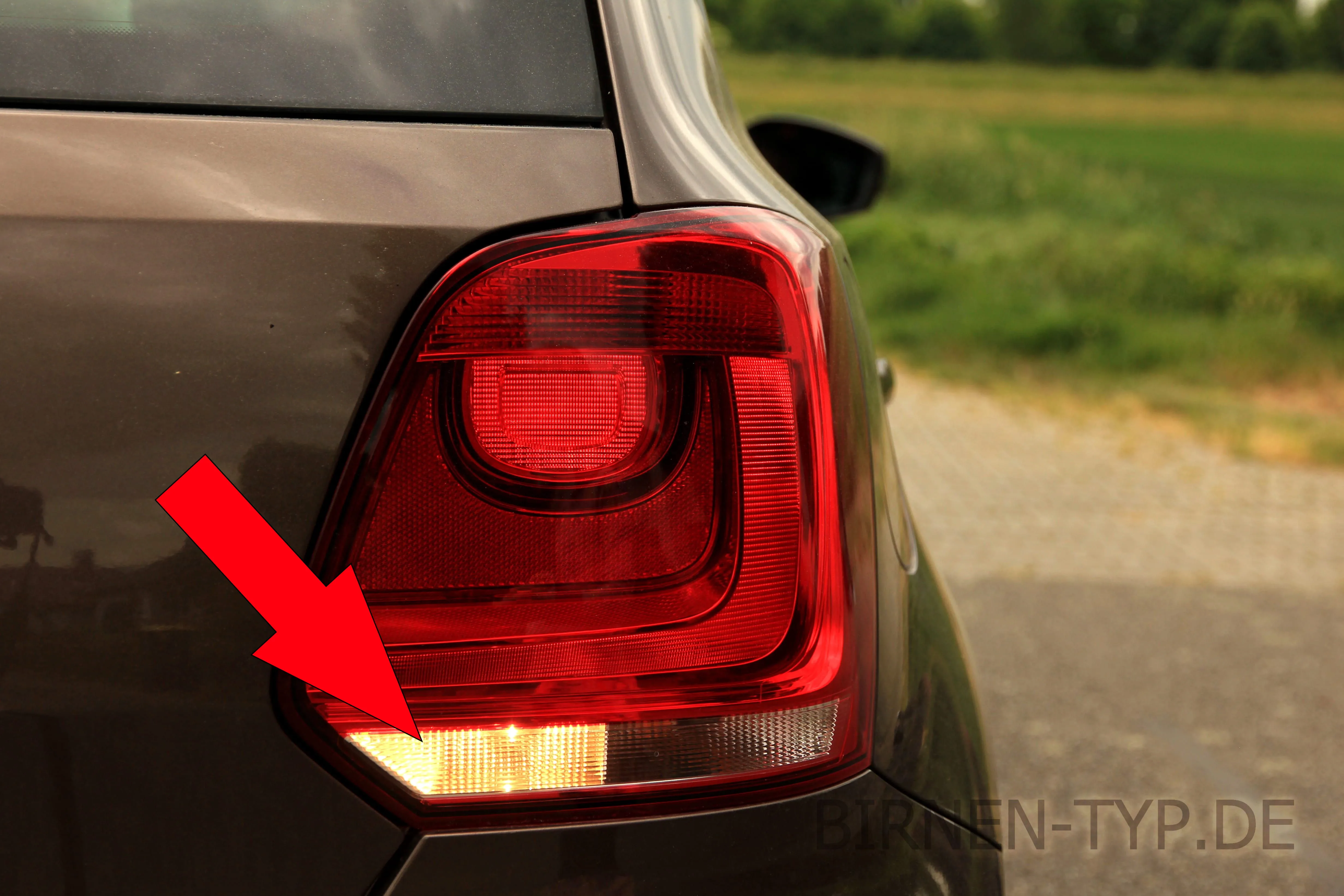 Rückfahrlicht am VW Polo V