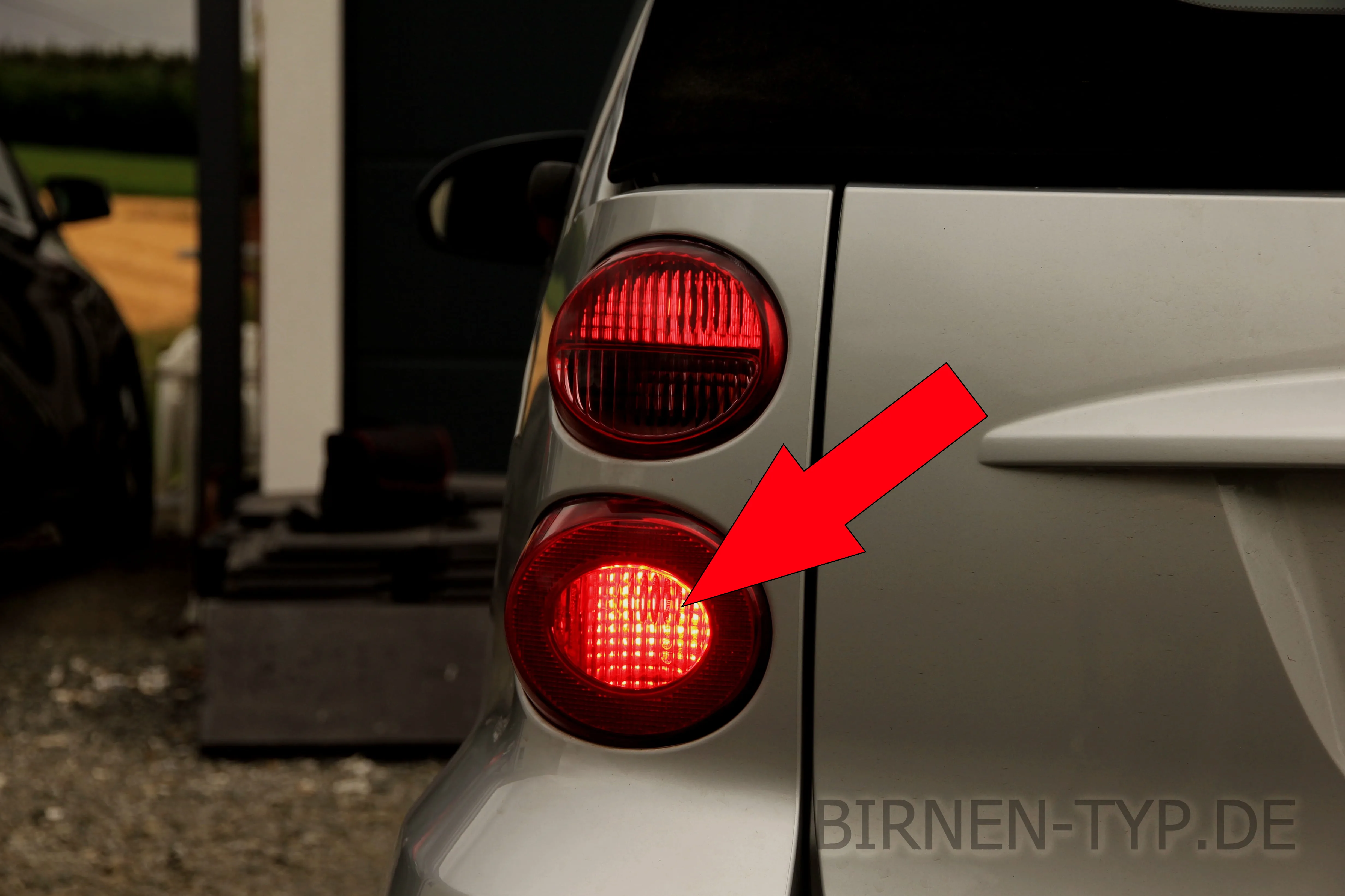 Nebelschlussleuchte des Smart ForTwo