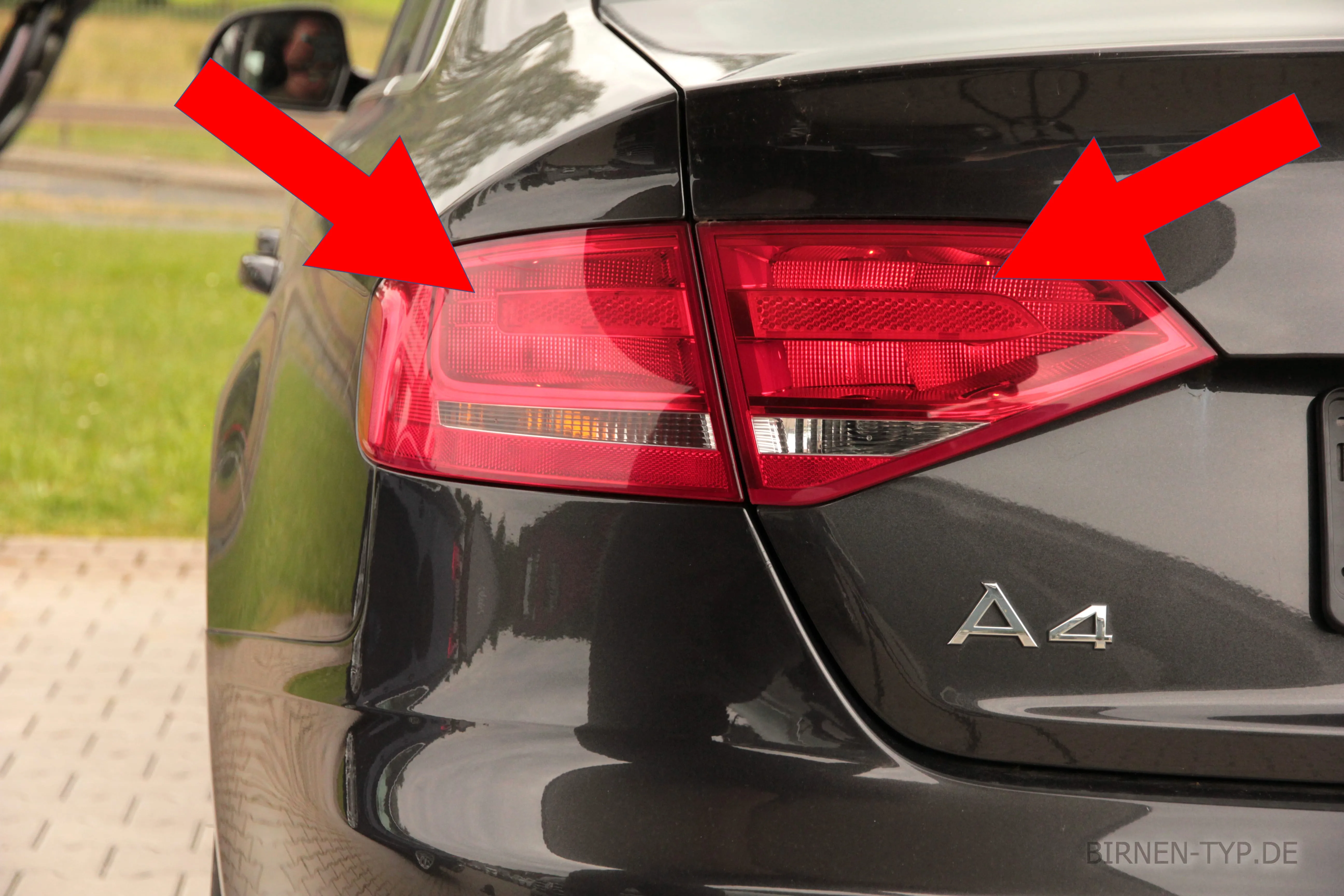 Schlusslicht am Audi A4 4. Gen