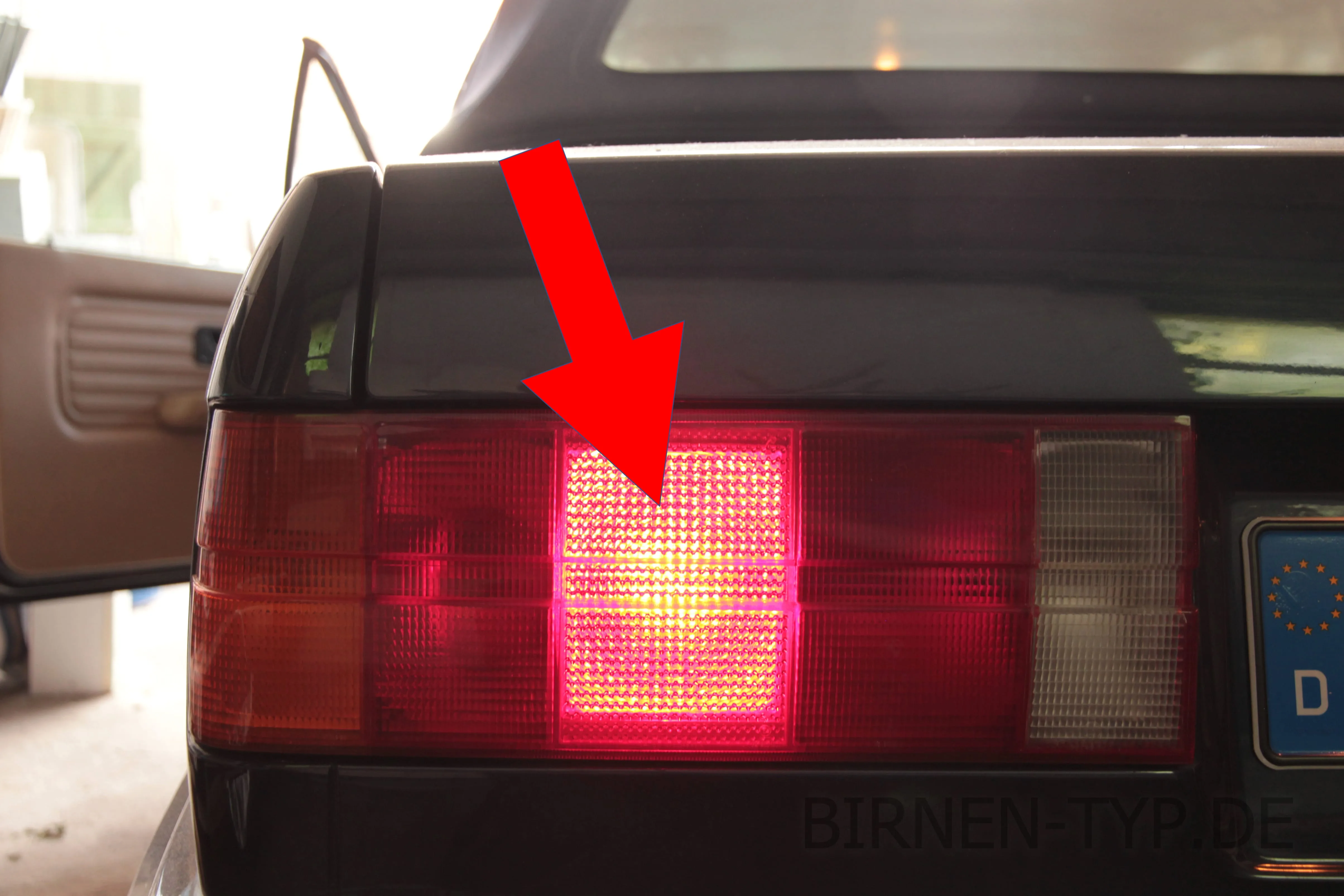Schlusslicht am BMW 3er