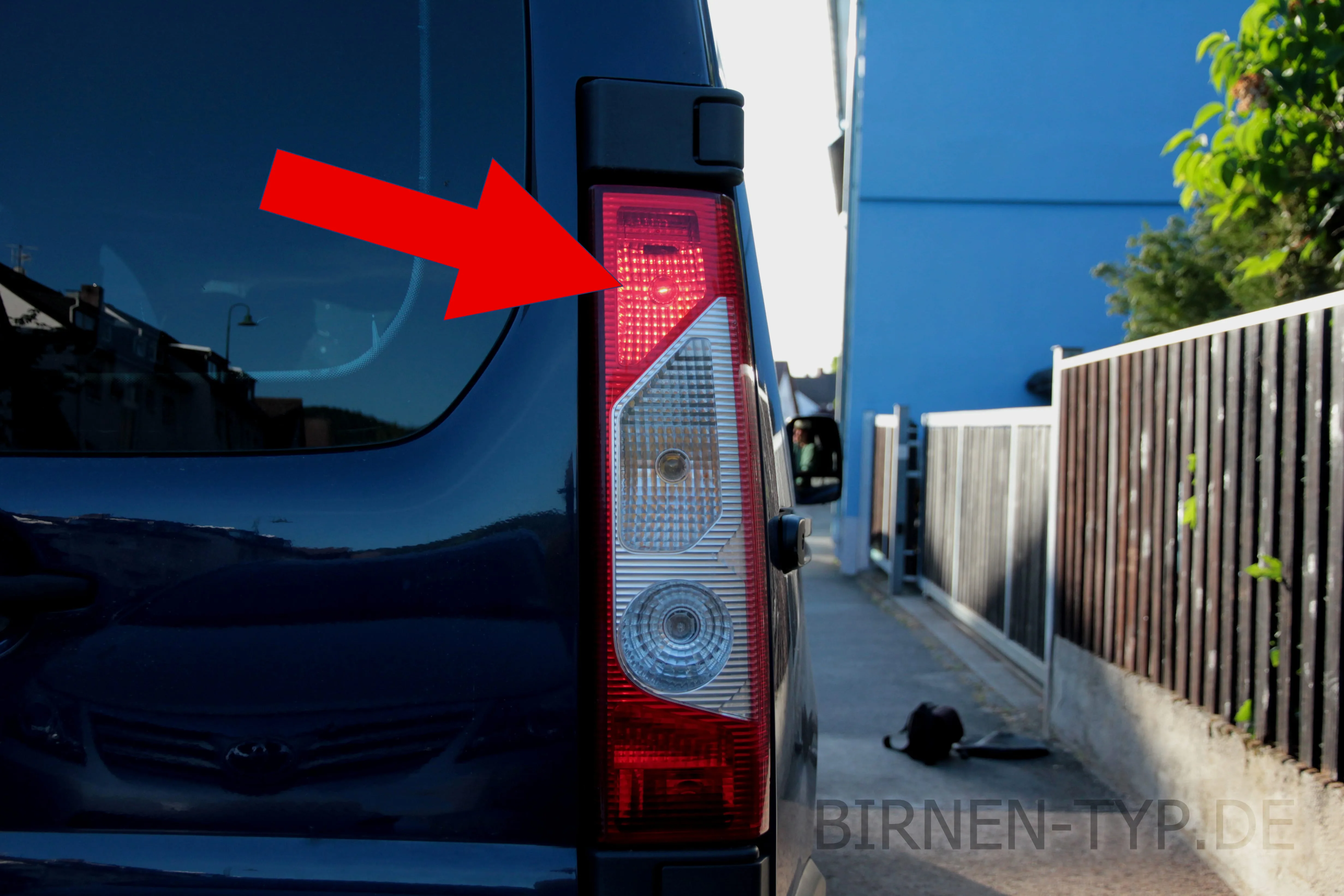 Schlusslicht des Citroën Jumpy 2. Gen., Transporter / Van