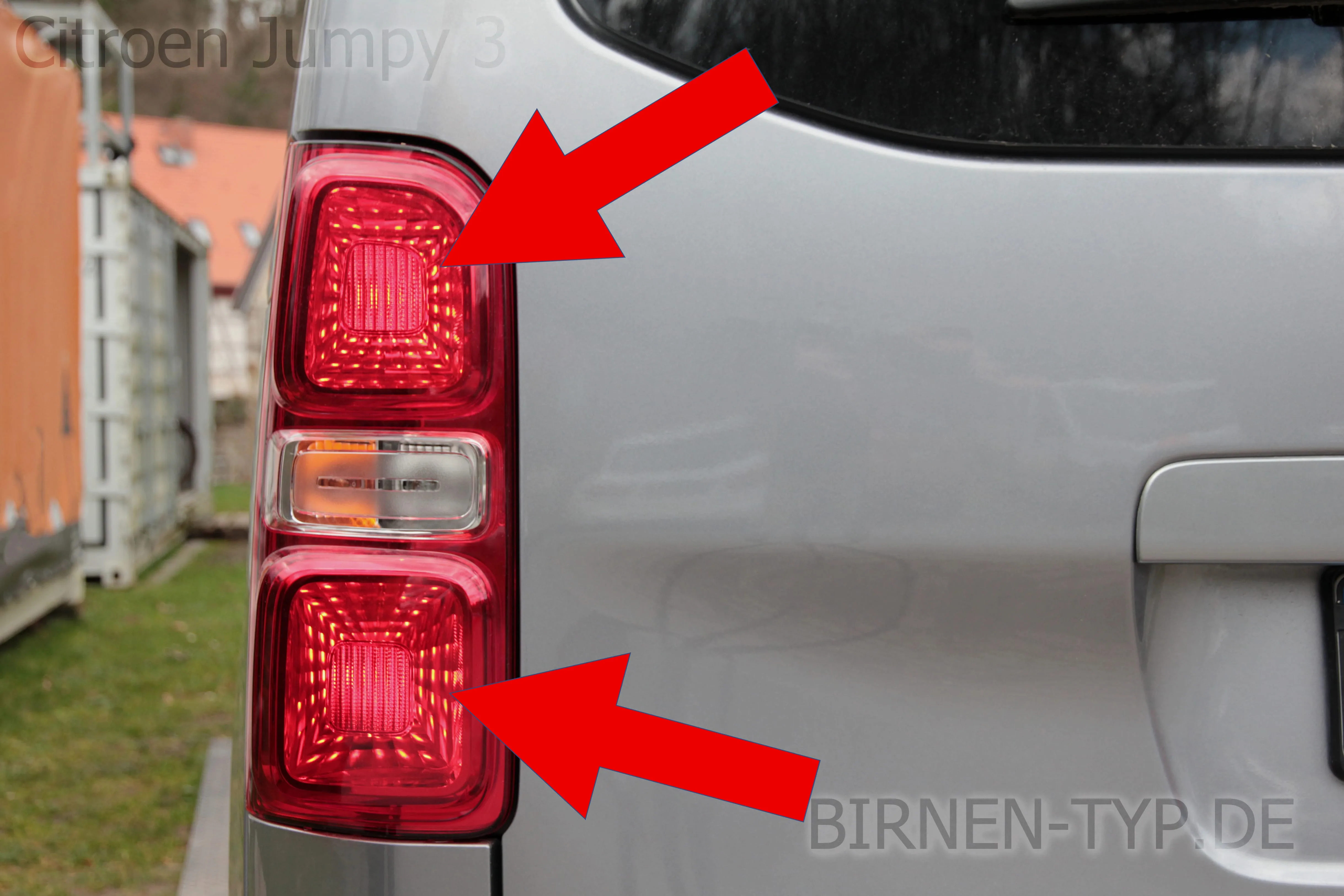 Schlusslicht des Citroën Jumpy / Dispatch