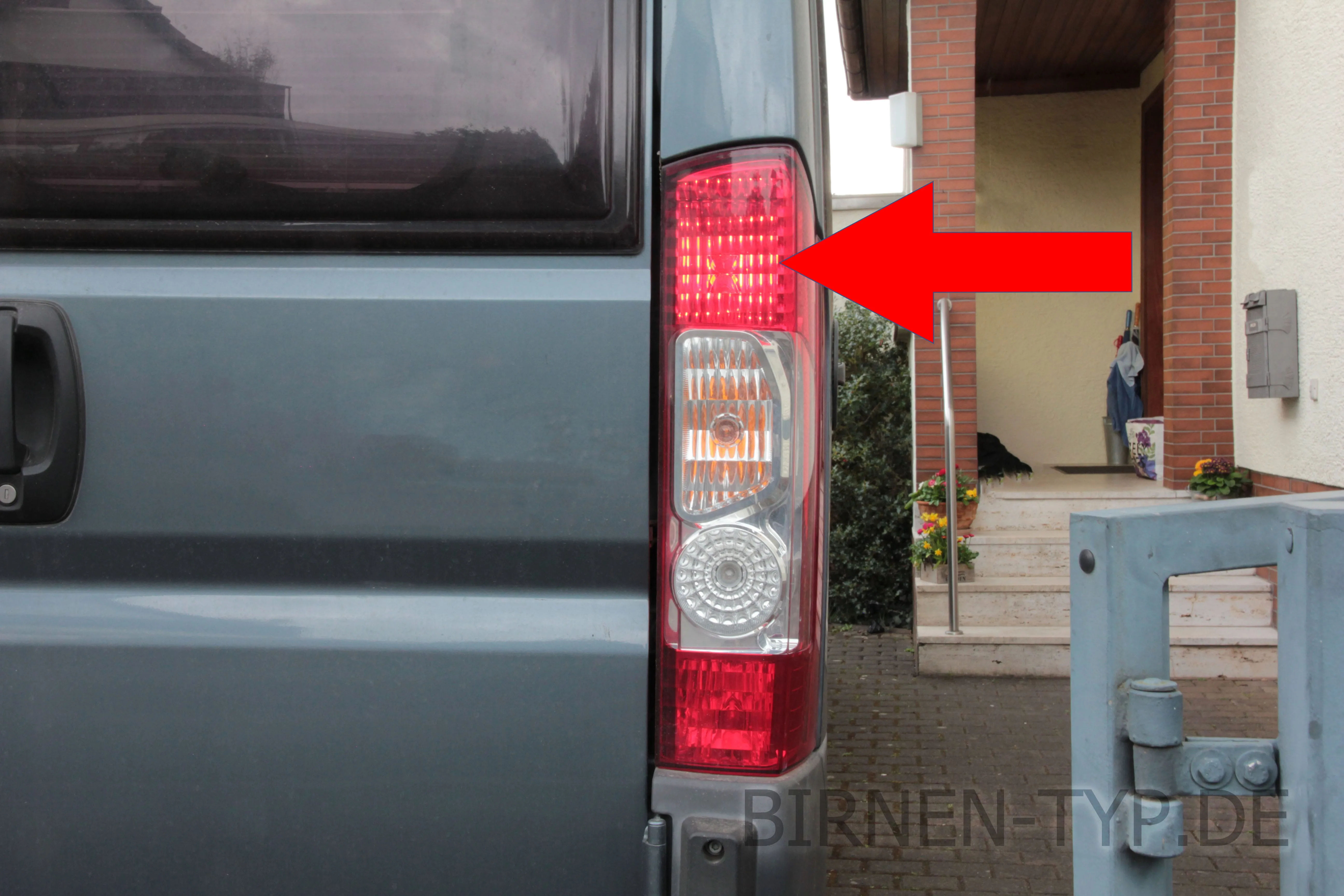 Schlusslicht des Fiat Ducato 3. Gen