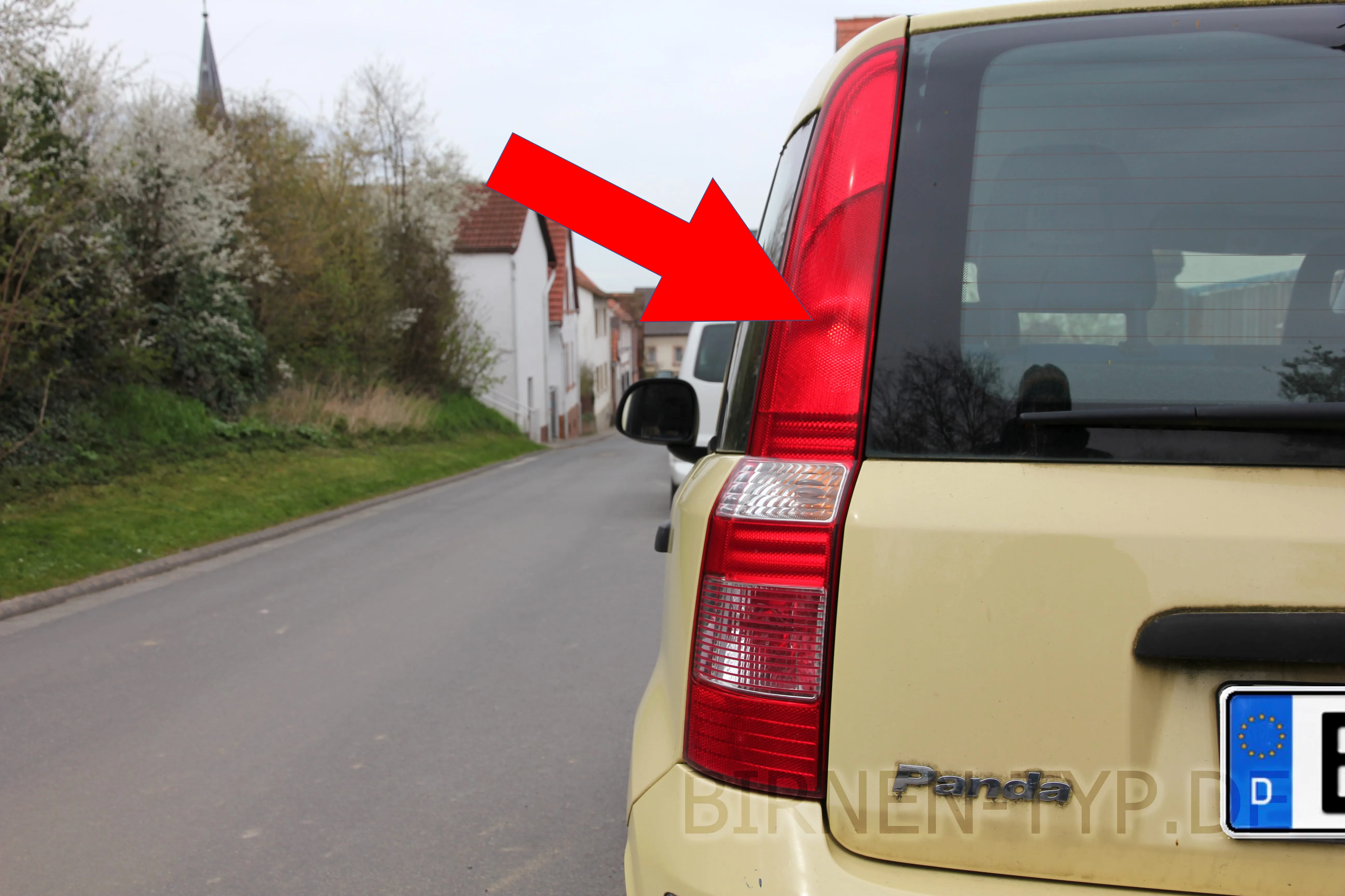 Schlusslicht des Fiat Panda 2. Gen (Typ 169 (Nuova Panda) – 2003-2012)