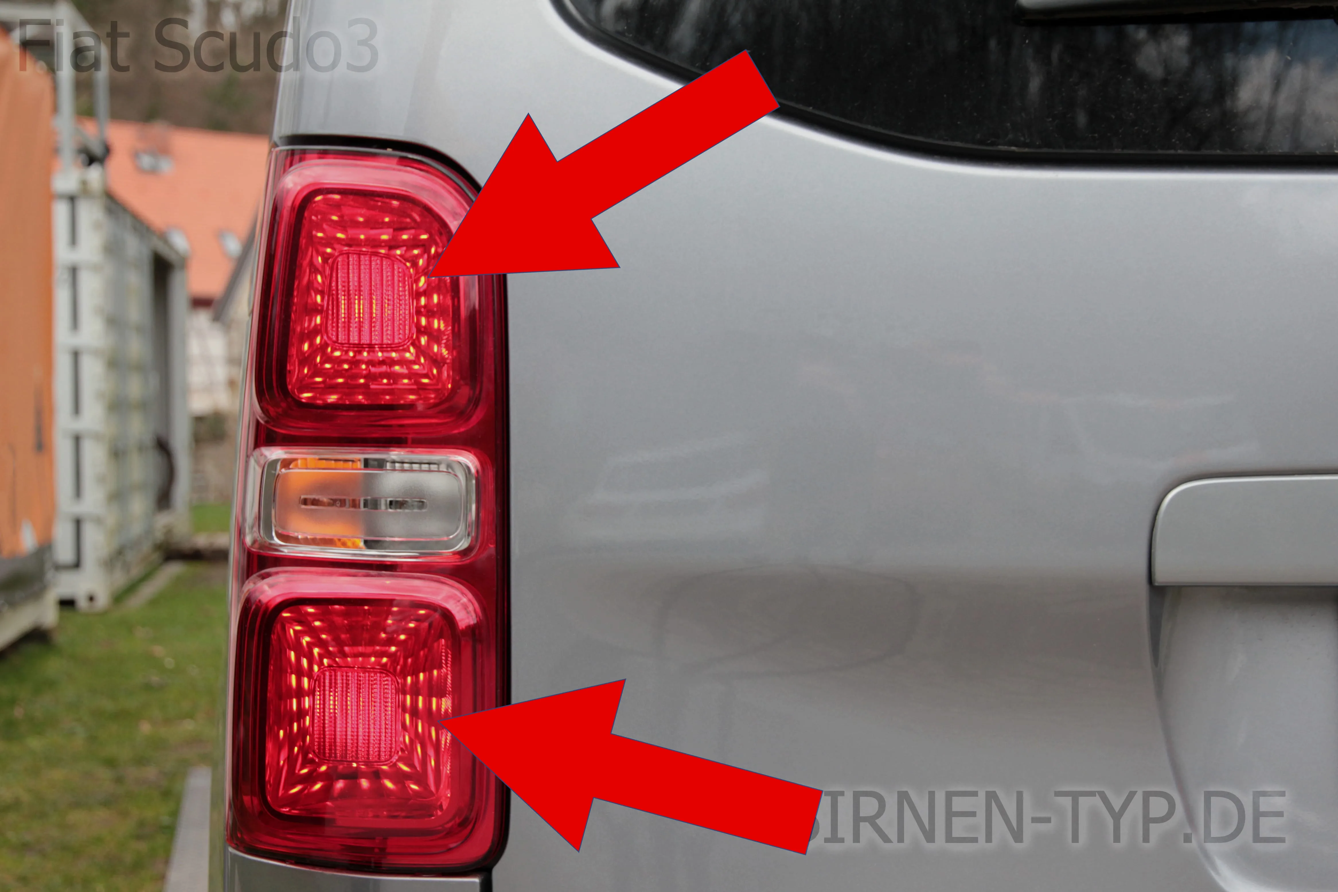 Schlusslicht des Fiat Scudo