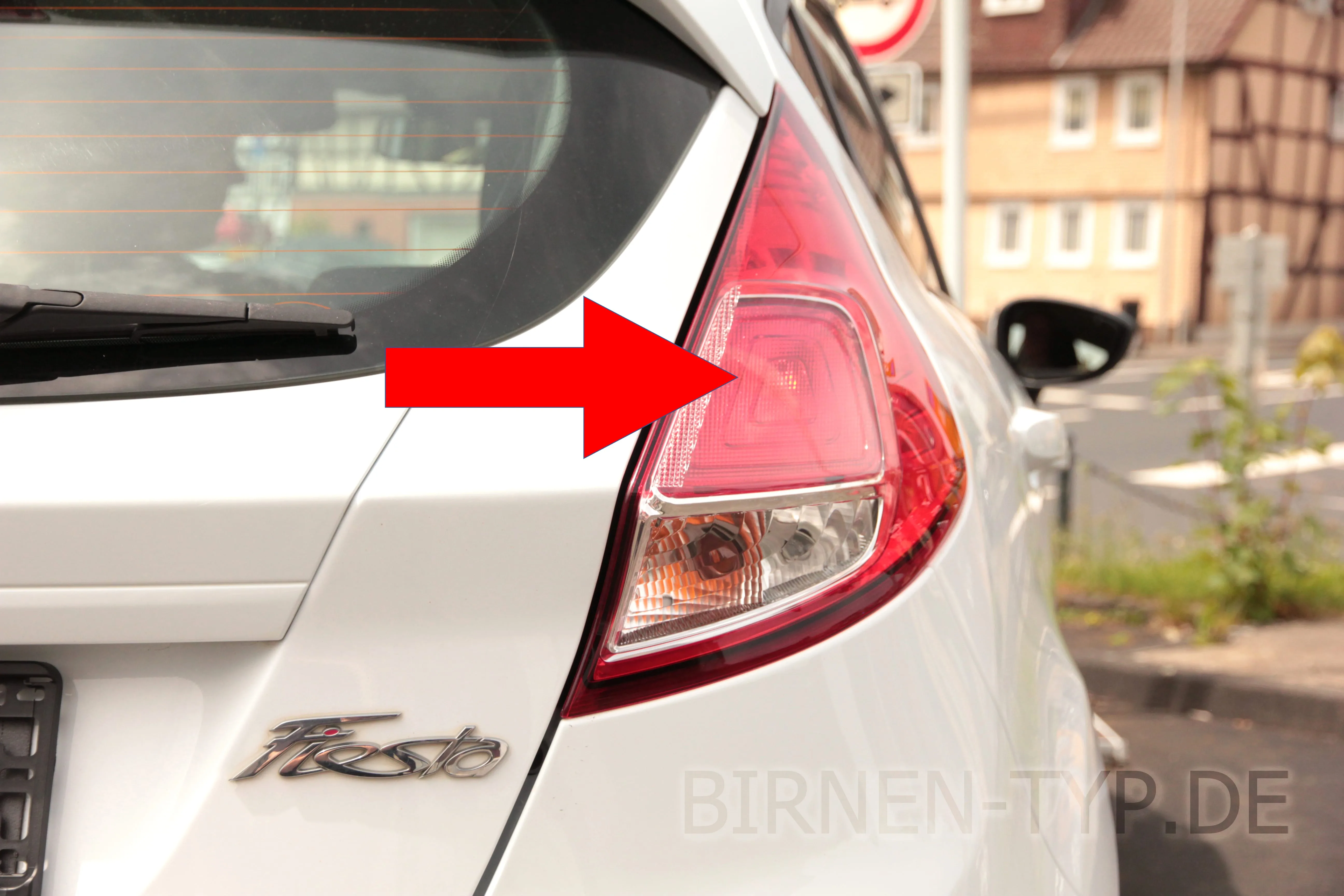 Schlusslicht des Ford Fiesta 7. Gen