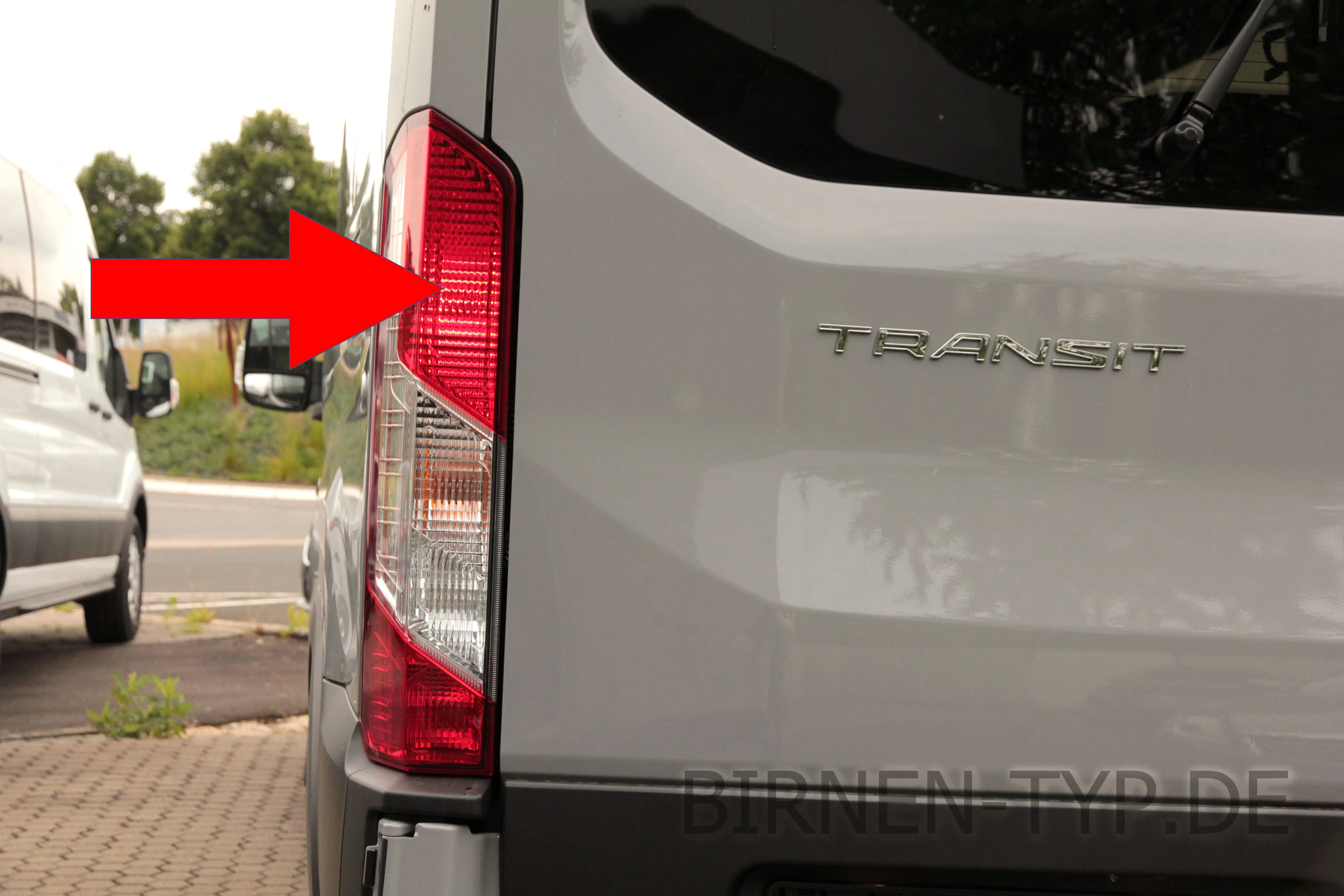 Schlusslicht des Ford Transit 7