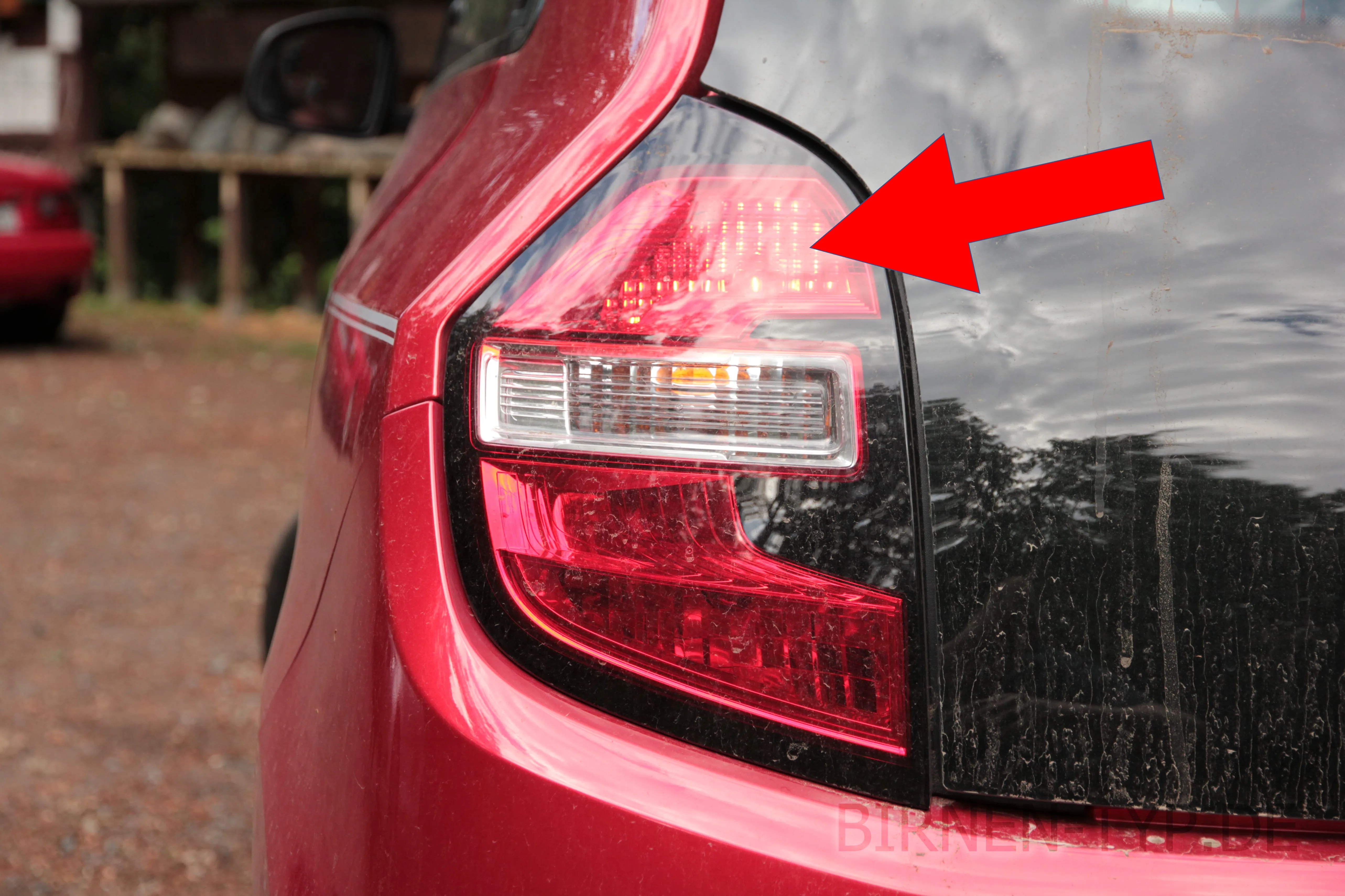 Schlusslicht des Renault Twingo