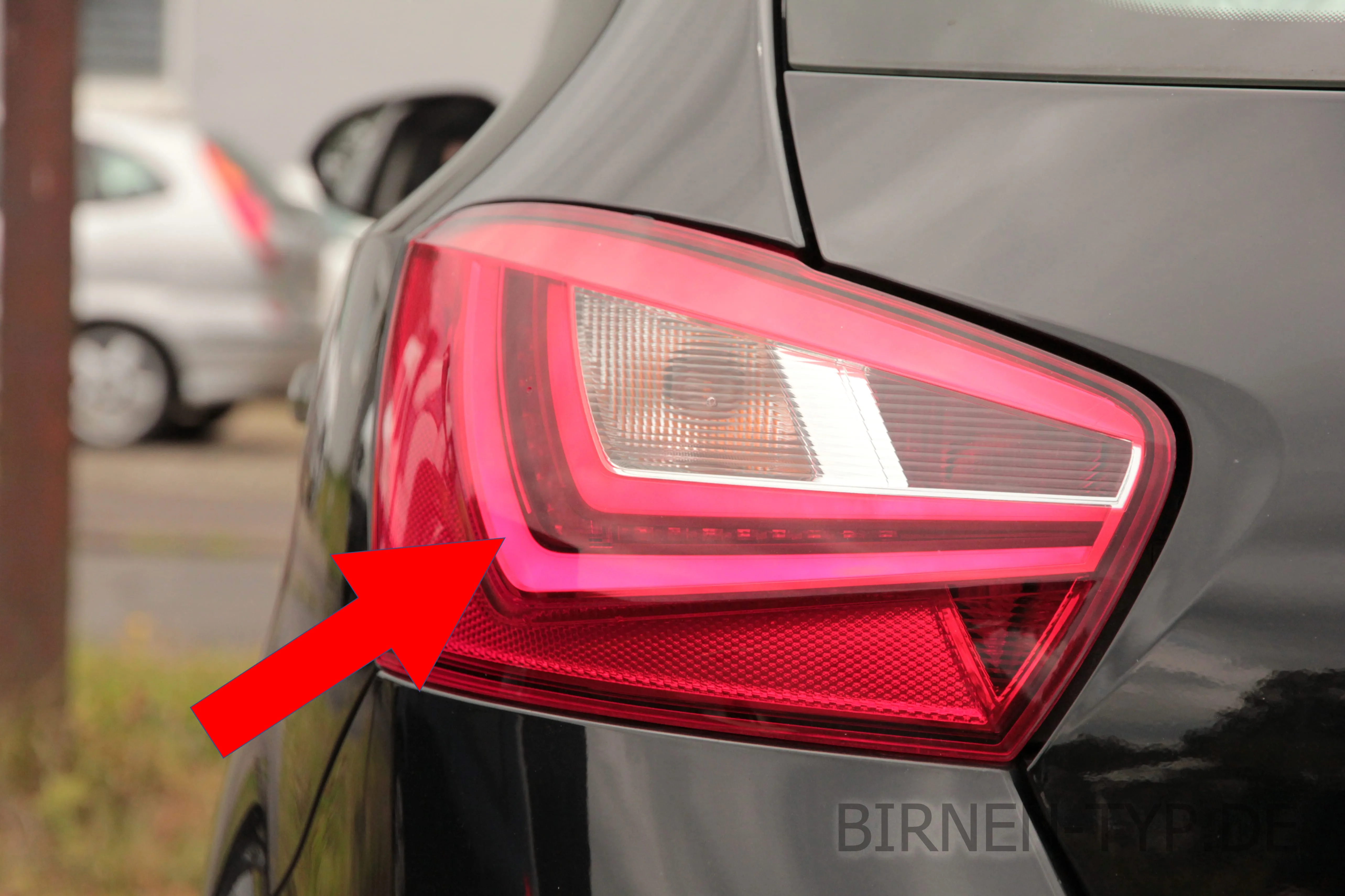 Schlusslicht des Seat Ibiza