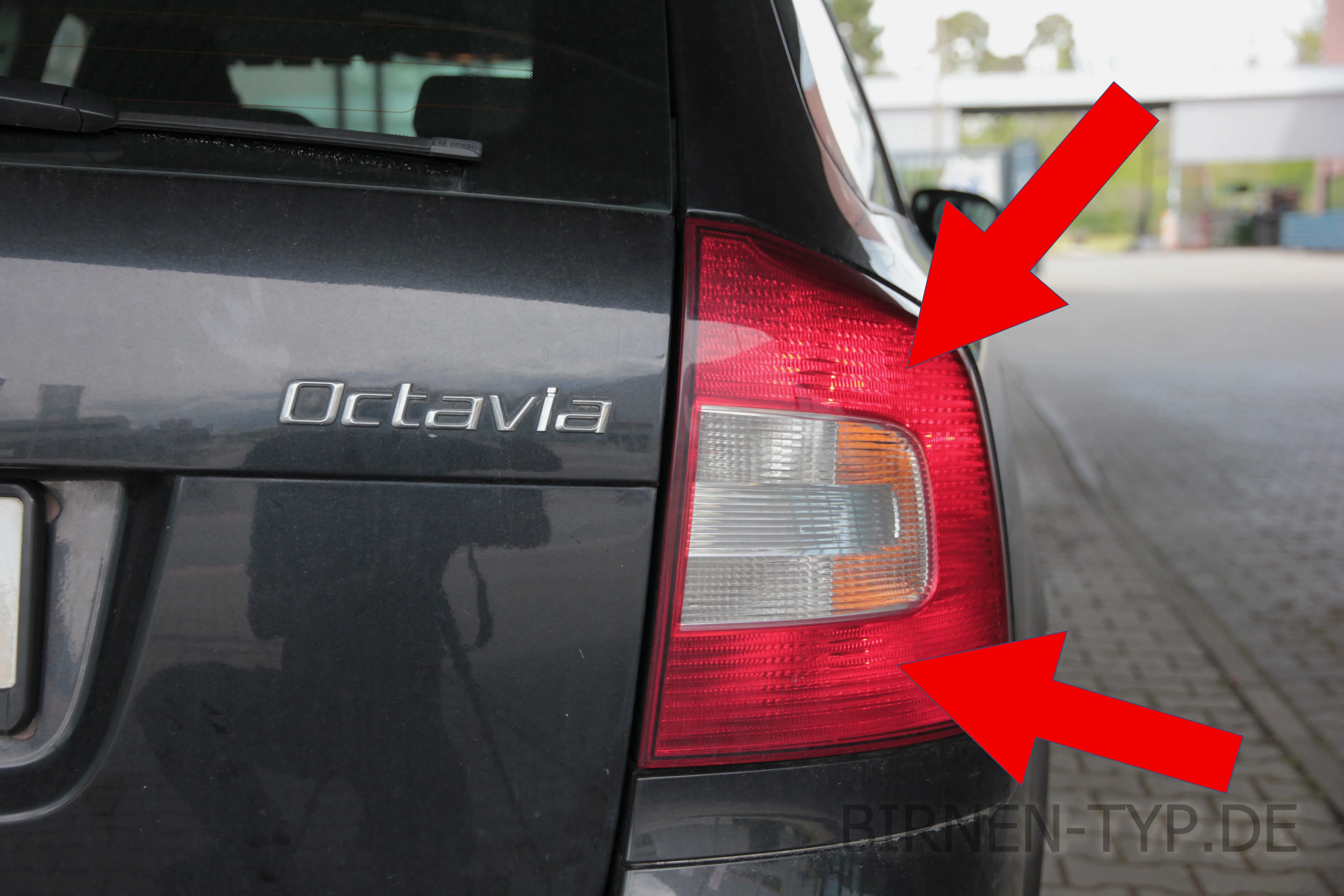 Schlusslicht am Škoda Octavia 2. Gen.