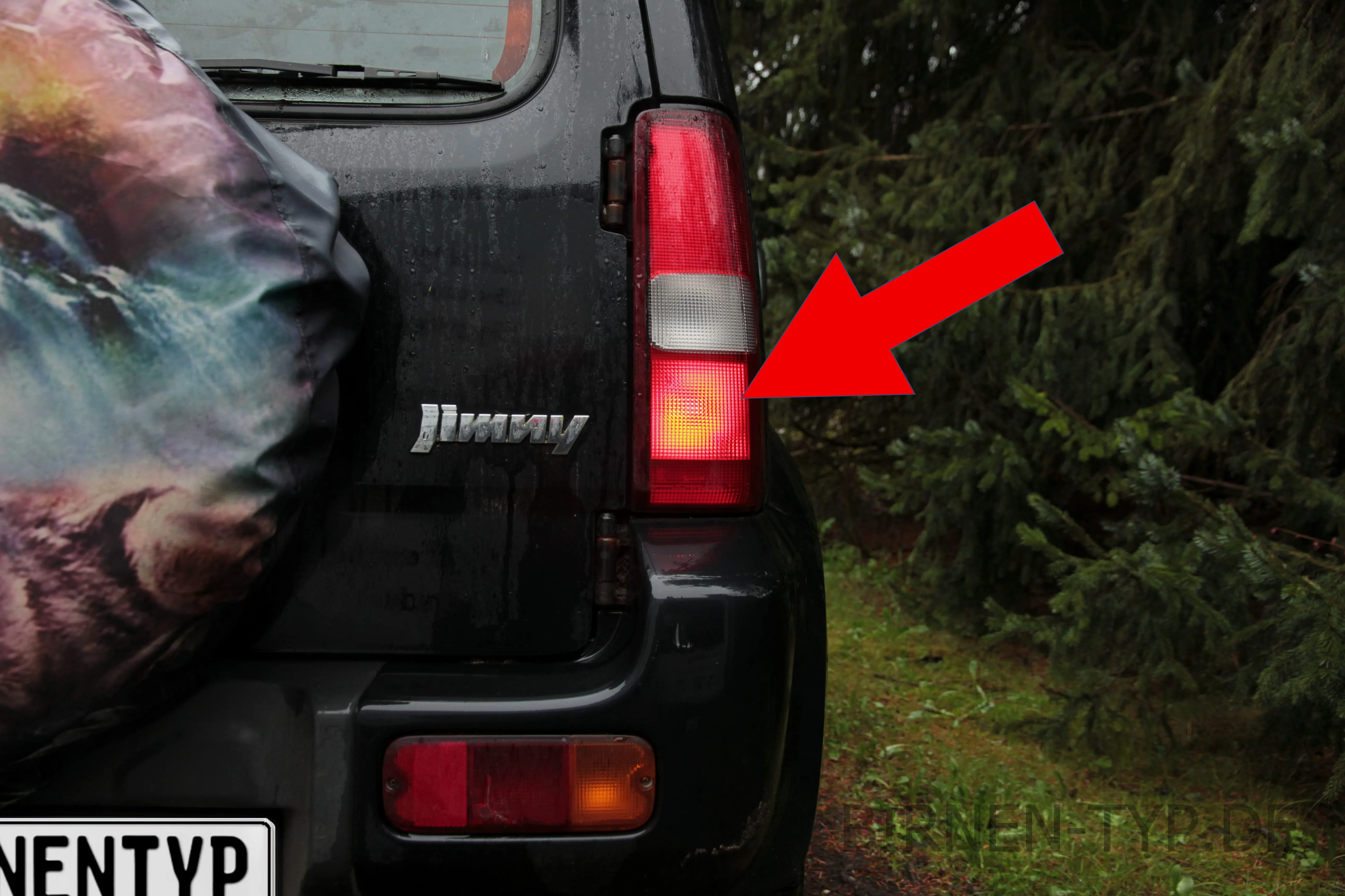 Schlusslicht des Suzuki Jimny 1