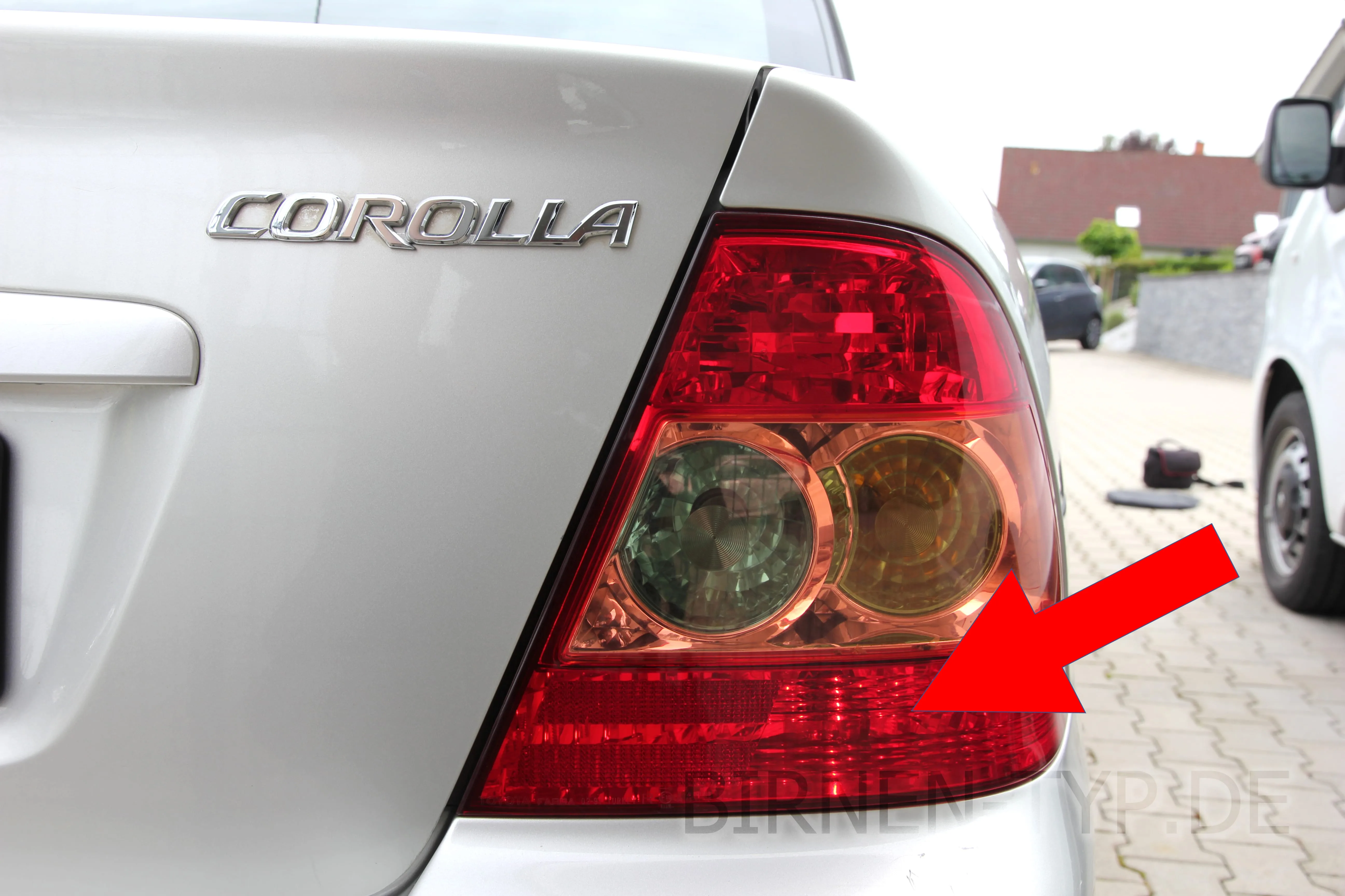Schlusslicht am Toyota Corolla 9. Gen