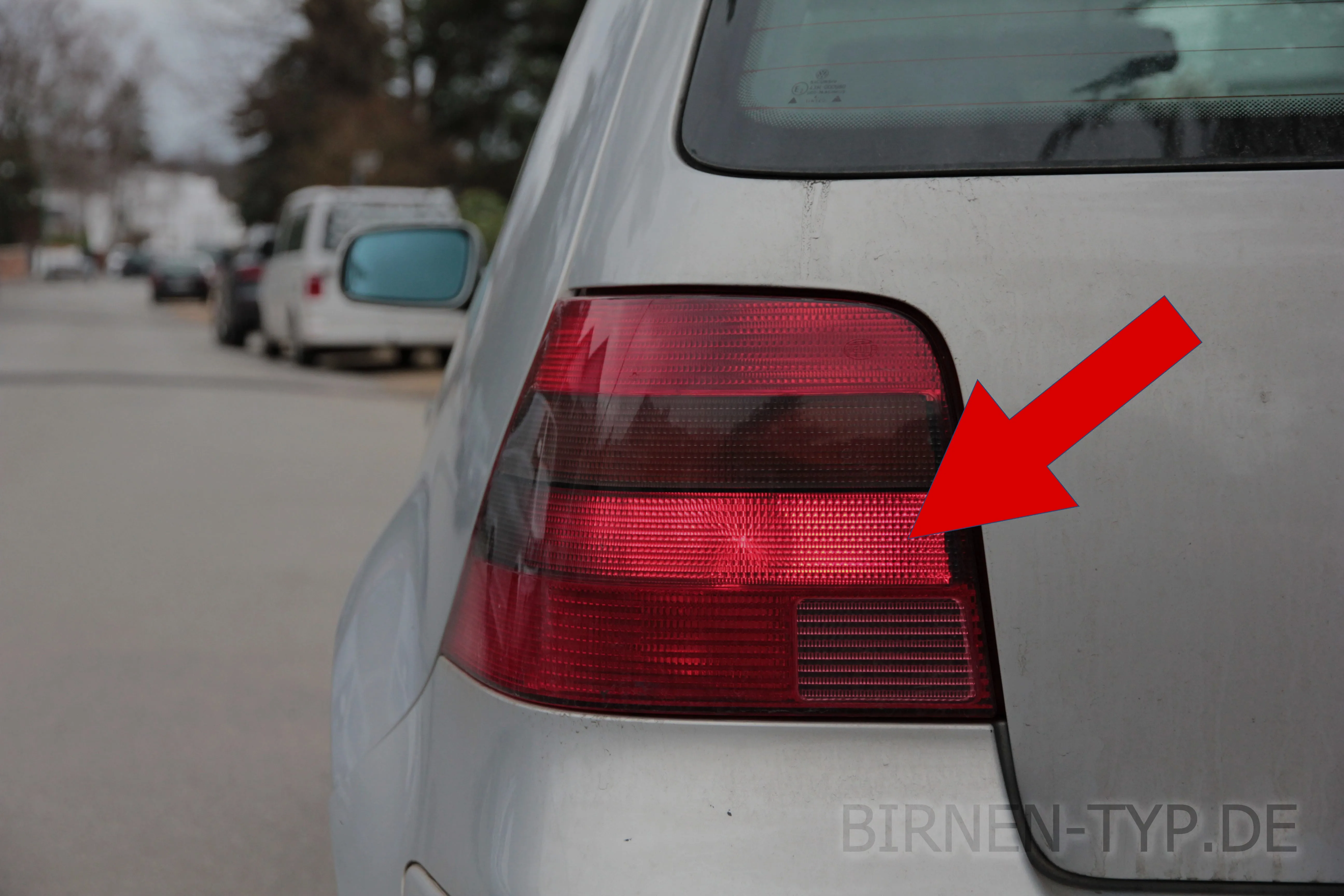 Schlusslicht am VW Golf IV