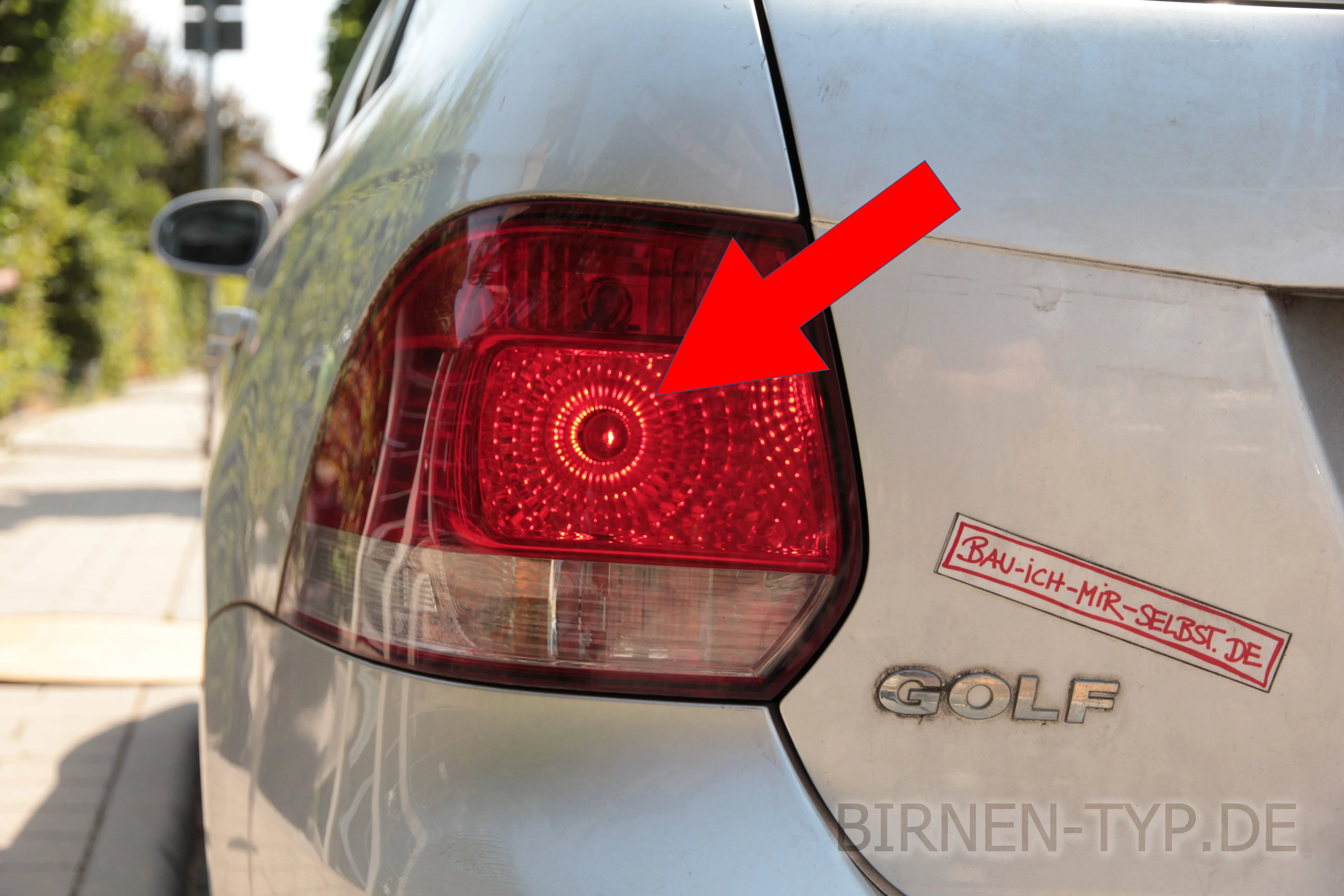 Schlusslicht des VW Golf 6 Variant / Kombi